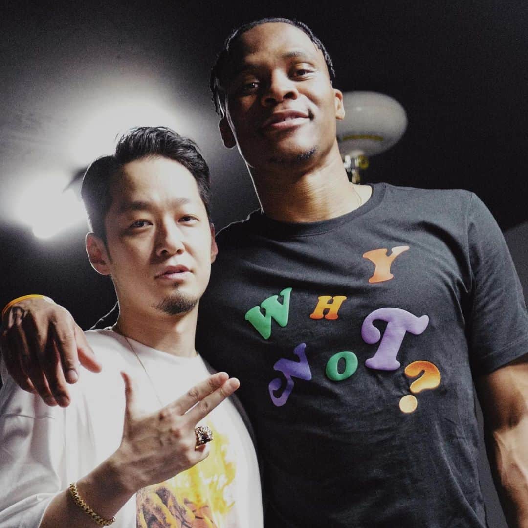 のインスタグラム：「@russwest44 WHY NOT TOUR 🚀🚀🚀」