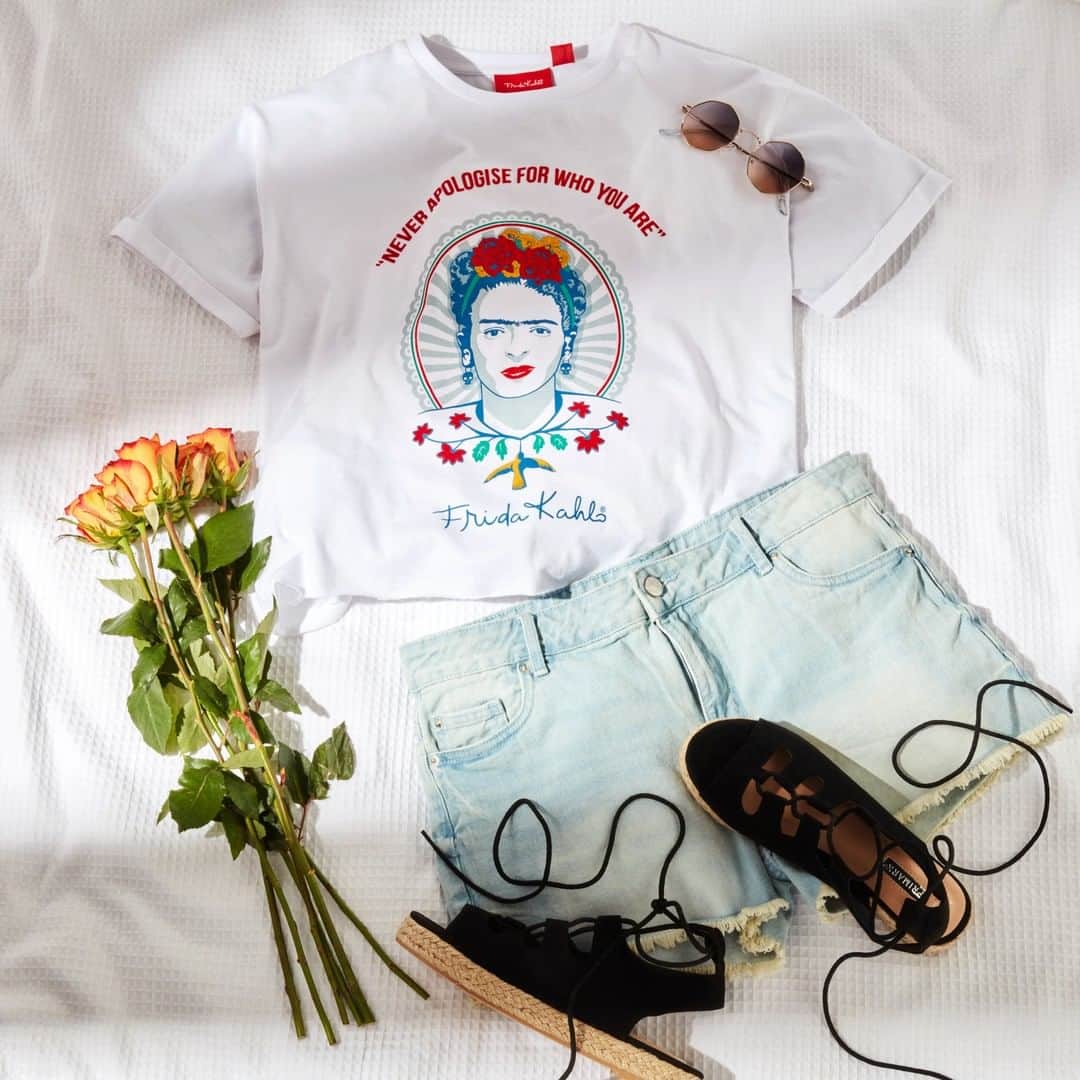 プリマークさんのインスタグラム写真 - (プリマークInstagram)「Frida Kahlo, a lady of substance as well as style ❤️ T-Shirt €8 (Available in: 🇮🇪🇫🇷🇮🇹🇪🇸🇵🇹) #Primark #FridaKahlo #fashion」8月4日 21時00分 - primark