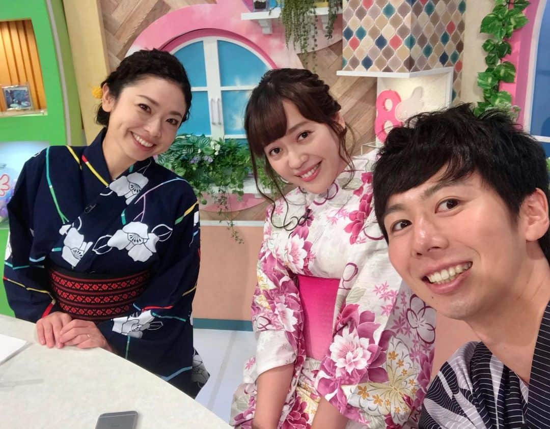 石橋美希さんのインスタグラム写真 - (石橋美希Instagram)「今週も8ぴサタをご覧いただき ありがとうございます😌💓 この週末は、各地で夏祭りが開かれ賑やかでしたね✨ 今回の衣装は祭りに合わせ、浴衣でした🌻 少しでも涼を感じていただけたでしょうか🎐？ 来週の放送も浴衣でお送りしますのでお楽しみに〜💓 #さんさ踊り #熱帯夜でも #楽しかった #夏祭り #浴衣 #8っぴーサタデー #めんこいテレビ #アナウンサー #石橋美希」8月4日 21時08分 - miki_ishibashi_mit