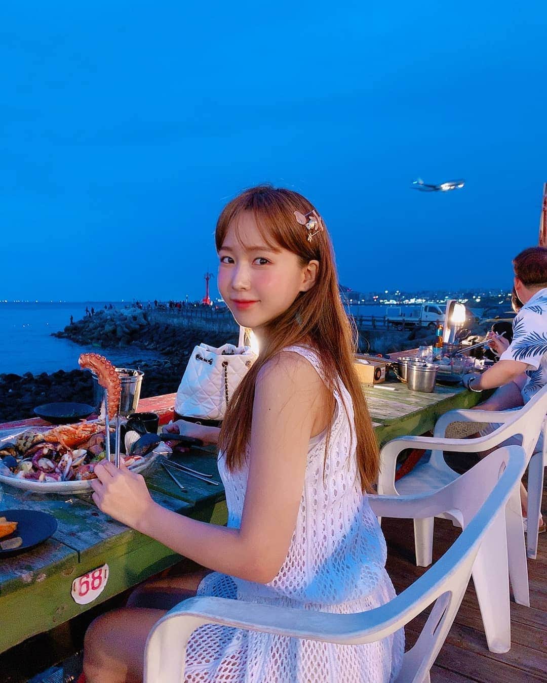ウェイ のインスタグラム：「해물쥬아! 😘」