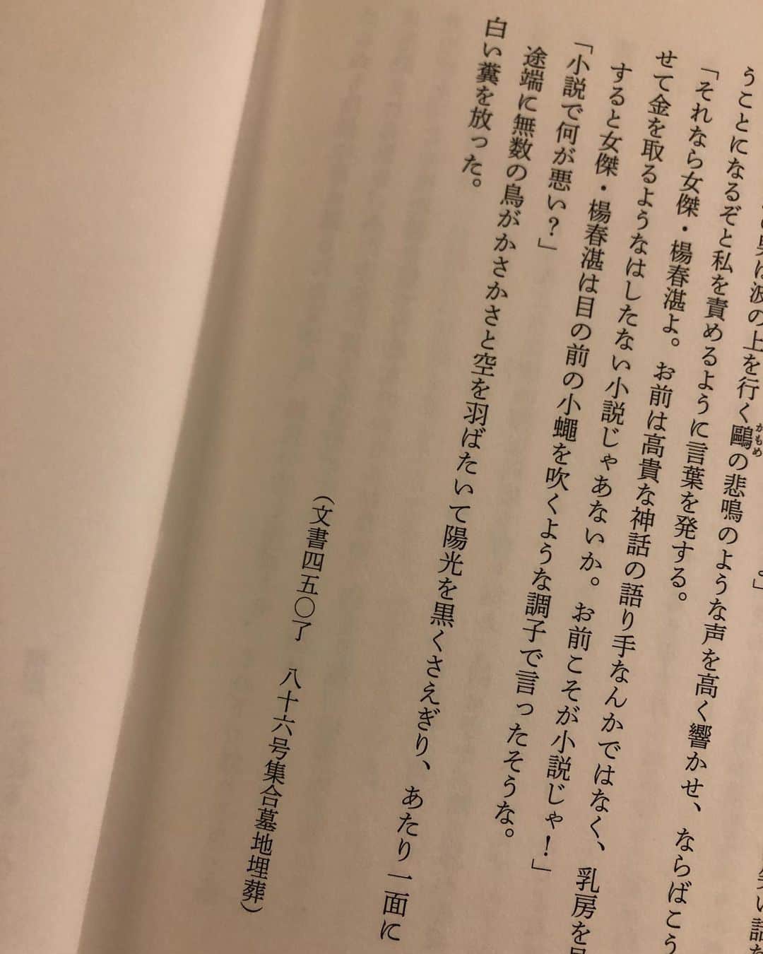 いとうせいこうのインスタグラム：「ついに450から１つ上がり、華氏451度の領域に（『小説禁止令に賛同する』の最終行）。そうなって欲しくなかったディストピア小説だったのだが。」