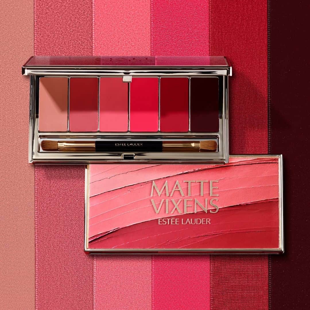 エスティローダーさんのインスタグラム写真 - (エスティローダーInstagram)「The new #PureColorEnvy Matte Vixens Lip Palette is every matte #lipstick fanatic’s dream. 💋 It's a limited edition, curated with powerful, ultra-velvety colors for intensely sculpted #LipsToEnvy.  Featuring #LipstickEnvy shades Covetous Nude, Culture Clash, Blush Crush, Short Fuse, Decisive Poppy, and Commanding.」8月4日 23時00分 - esteelauder