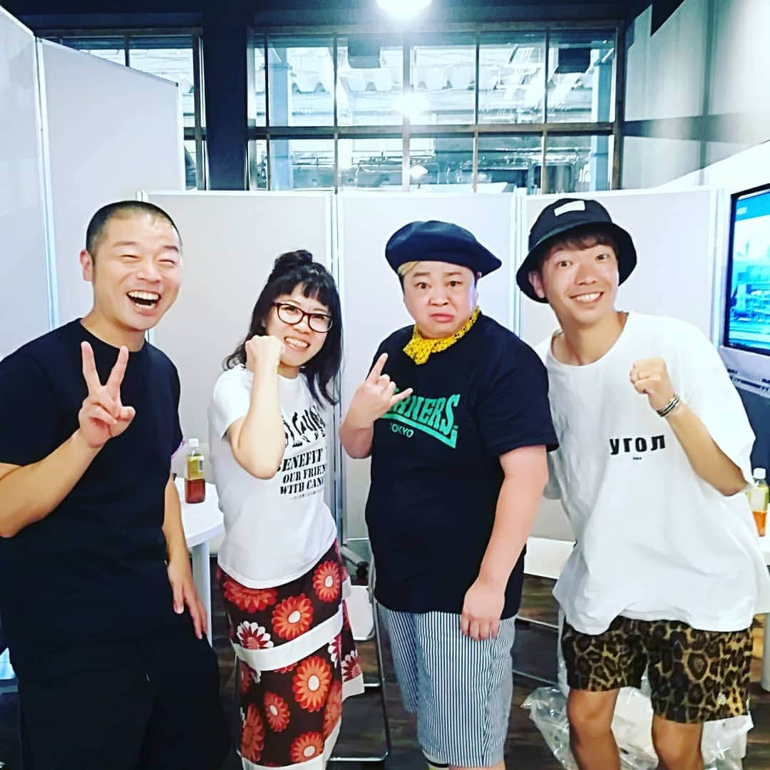 山名文和さんのインスタグラム写真 - (山名文和Instagram)「モリマンさんと、初めて、ご一緒出来ました！ ありがとうございます。 めっちゃモリマンさんでした！！ 北海道のお土産もつくらしてもろてん。」8月4日 23時43分 - fumikazu_yamana