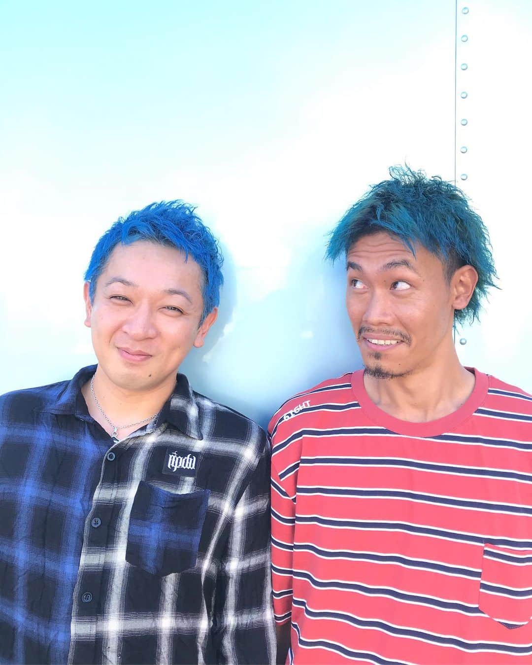 NAOKIさんのインスタグラム写真 - (NAOKIInstagram)「青髪系男子。  #WANIMA #10feet #RIJF2019」8月5日 11時15分 - naoki_10feet