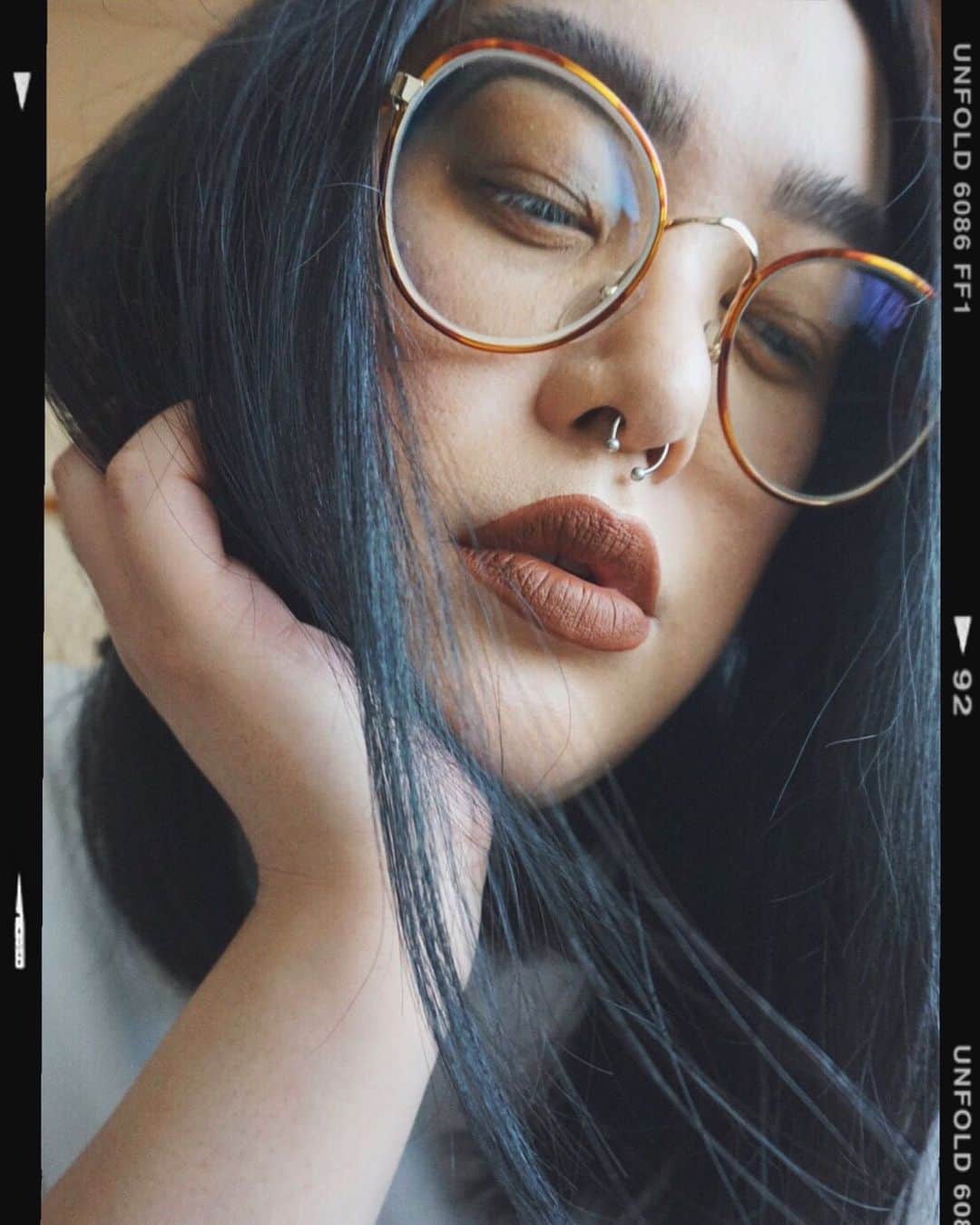 Sayaka Obaraのインスタグラム：「🐿🍂 @meltcosmetics liquid set lipstick in ginger❤️ . . #meltcosmetics #meltginger #meltundertonenoods」
