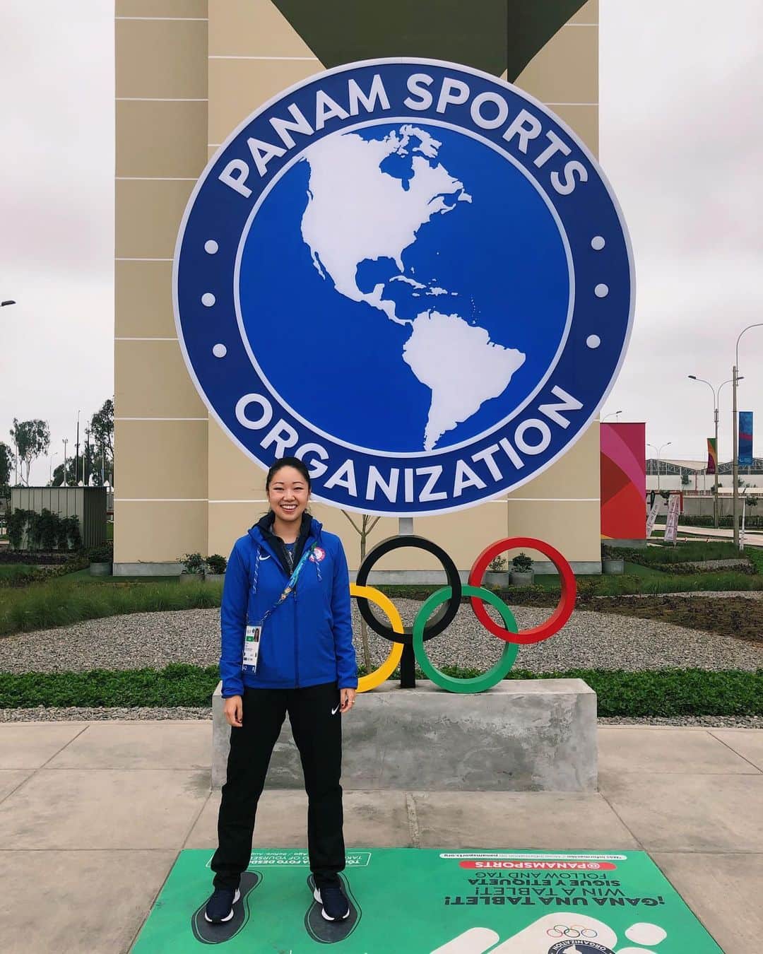 リリー・チャンのインスタグラム：「The 2019 Pan American Games begin for us today! Kicking it off with Women’s Doubles first and then Women’s Singles tomorrow. Let’s go Team USA 🇺🇸💪 #panamericanos2019 #panamericangames2019 #TeamUSA #Lima2019 #letsgetthisbread」