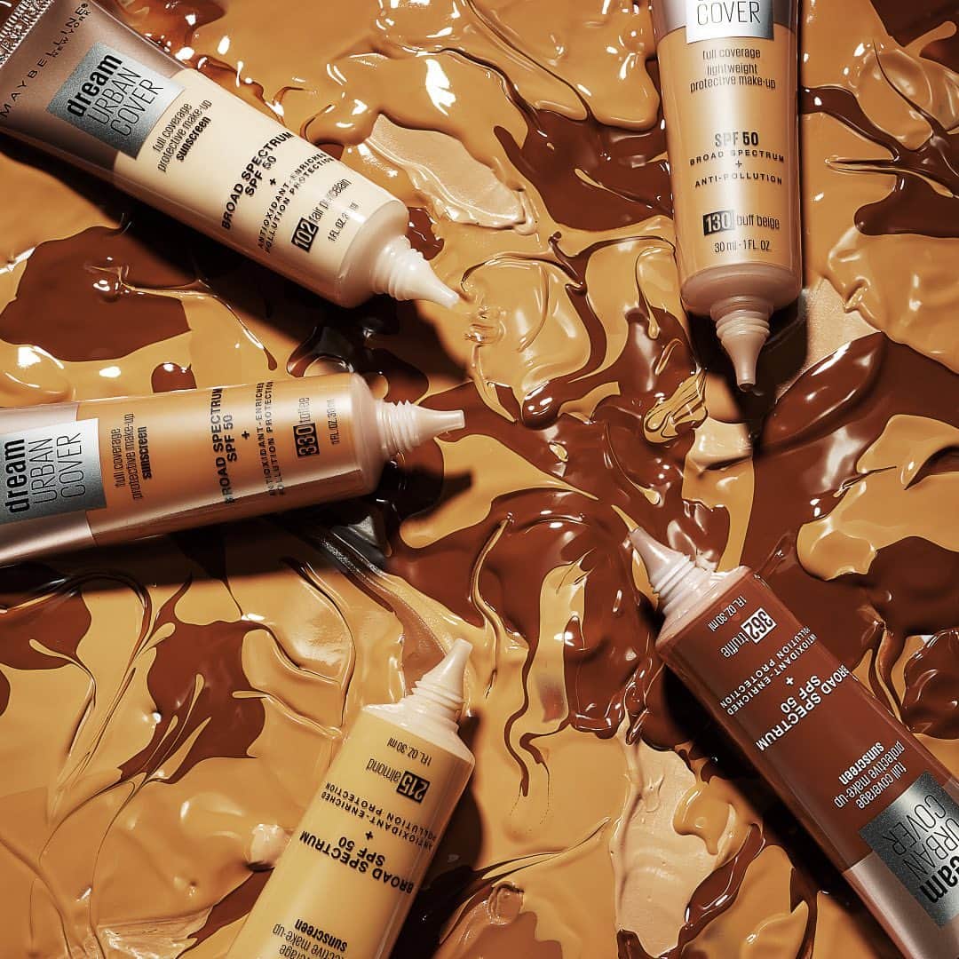 Maybelline New Yorkさんのインスタグラム写真 - (Maybelline New YorkInstagram)「Tag 3 of your besties that need to try our #dreamurbancover foundation! Get flawless coverage + keep your skin protected. Did you know it has SPF 50?! Tap to shop, babellines! ☀️」8月5日 3時16分 - maybelline