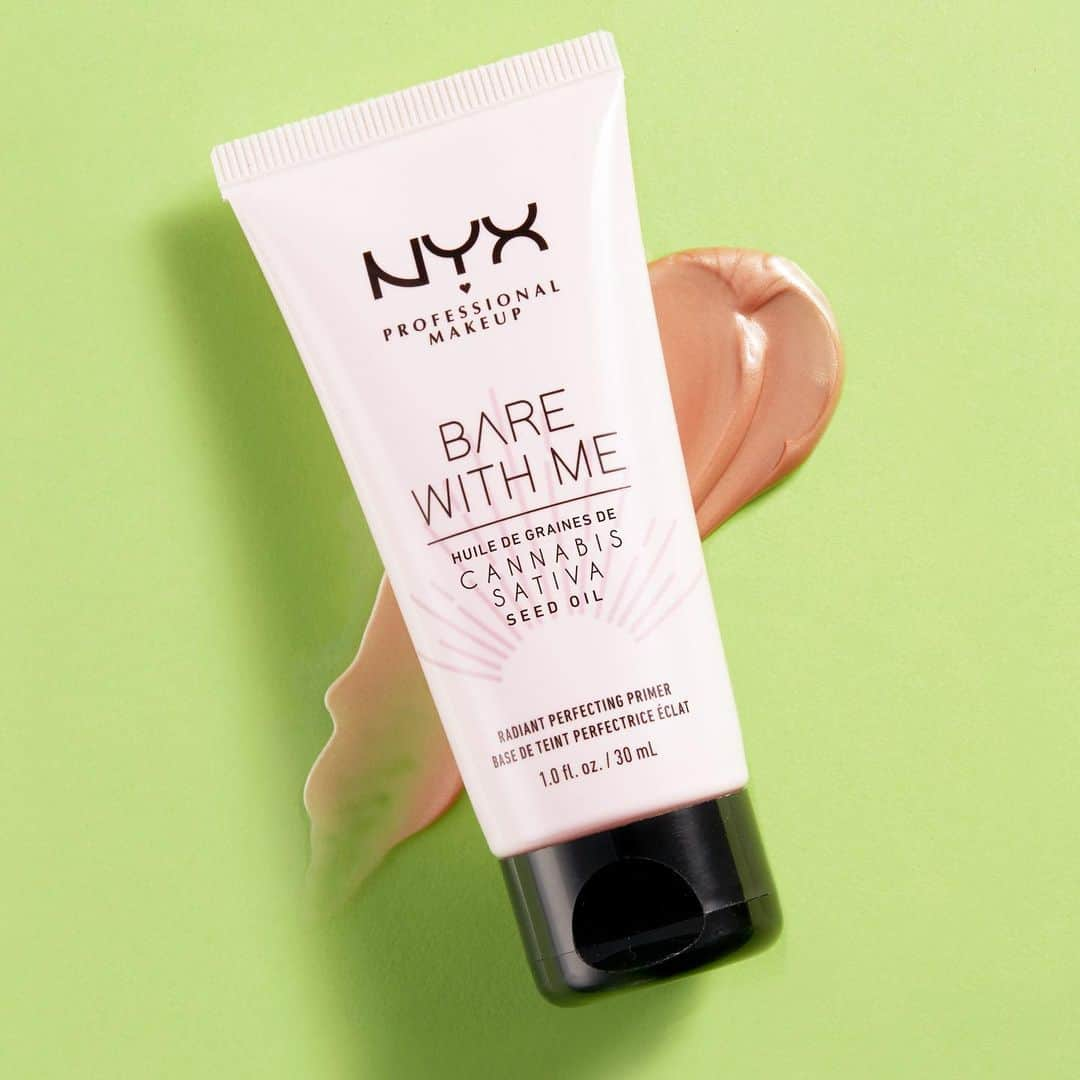 NYX Cosmeticsさんのインスタグラム写真 - (NYX CosmeticsInstagram)「Who’s tried our NEW Bare With Me Cannabis Sativa Seed Oil Radiant Perfecting Primer?! 🌿 💦 24 hrs of hydration ✔️ ⭐️ Luminous micro pearl formula ✔️ 🙌 Blends seamlessly into all skin tones ✔️ 💋 Available exclusively at @ultabeauty + #NYXProfessionalMakeup ✔️ || #nyxcosmetics #ultabeauty #crueltyfreebeauty」8月5日 4時12分 - nyxcosmetics