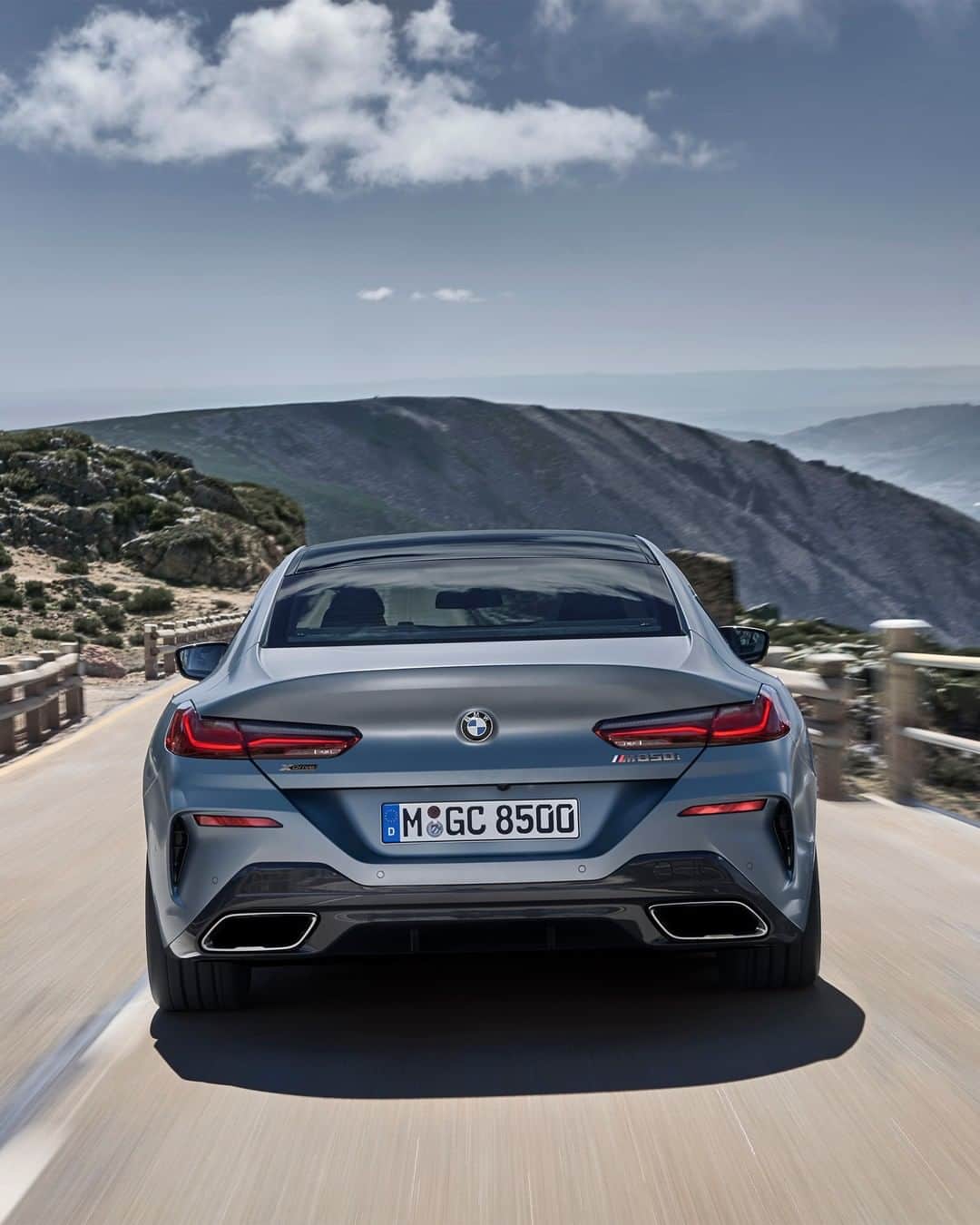 BMWのインスタグラム：「Luxurious partner for dream journeys. The first-ever BMW 8 Series Gran Coupé. #THE8 #BMW #8Series __ BMW M850i xDrive Gran Coupé: Fuel consumption in l/100 km (combined): 10.0 - 9.9. CO2 emissions in g/km (combined): 229 - 226. The values of fuel consumptions, CO2 emissions and energy consumptions shown were determined according to the European Regulation (EC) 715/2007 in the version applicable at the time of type approval. The figures refer to a vehicle with basic configuration in Germany and the range shown considers optional equipment and the different size of wheels and tires available on the selected model. The values of the vehicles are already based on the new WLTP regulation and are translated back into NEDC-equivalent values in order to ensure the comparison between the vehicles. [With respect to these vehicles, for vehicle related taxes or other duties based (at least inter alia) on CO2-emissions the CO2 values may differ to the values stated here.] The CO2 efficiency specifications are determined according to Directive 1999/94/EC and the European Regulation in its current version applicable. The values shown are based on the fuel consumption, CO2 values and energy consumptions according to the NEDC cycle for the classification. For further information about the official fuel consumption and the specific CO2 emission of new passenger cars can be taken out of the „handbook of fuel consumption, the CO2 emission and power consumption of new passenger cars“, which is available at all selling points and at https://www.dat.de/angebote/verlagsprodukte/leitfaden-kraftstoffverbrauch.html.」