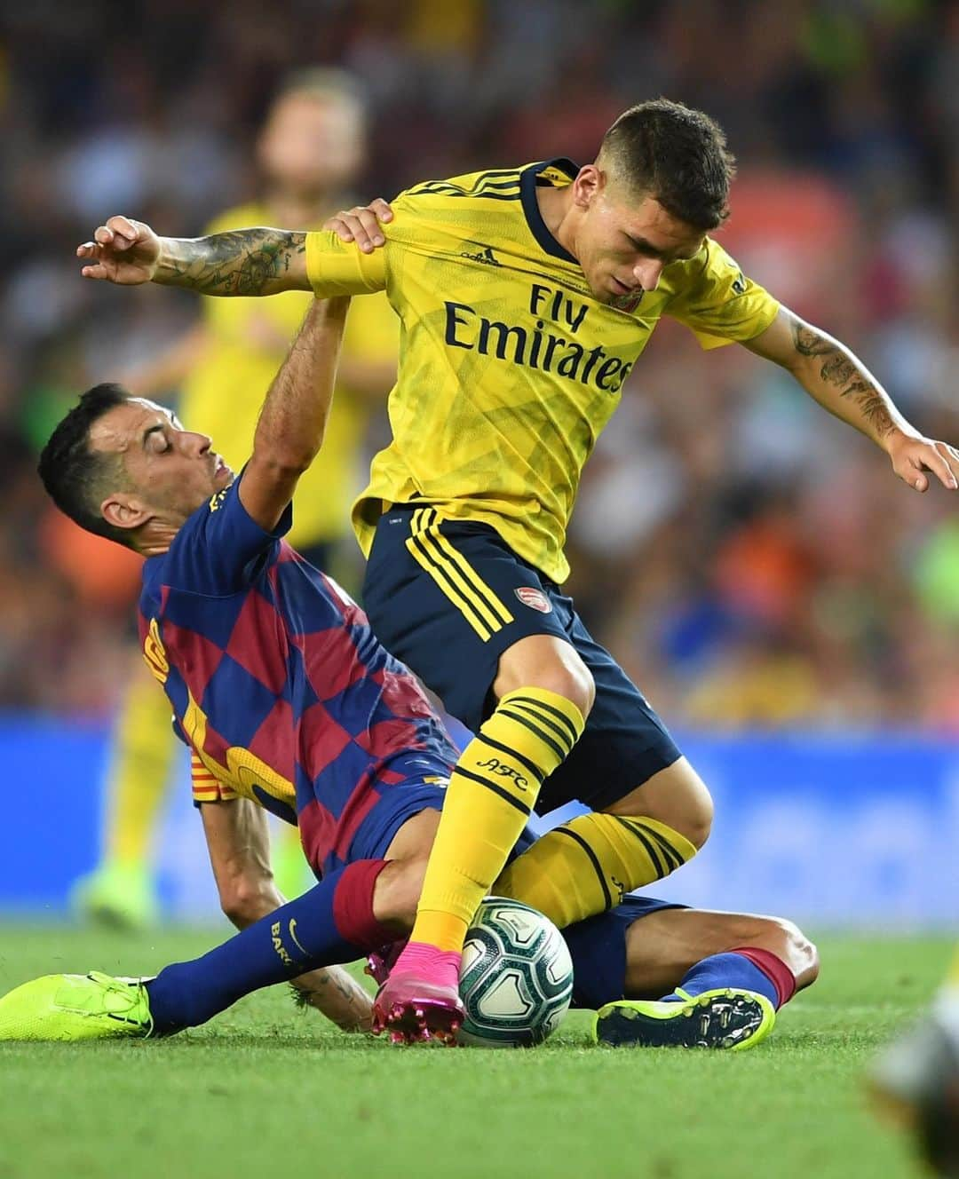 ルーカス・トレイラさんのインスタグラム写真 - (ルーカス・トレイラInstagram)「Mi primer partido de la temporada ⚽️ 🏆 GAMPER  #Barcelona #Arsenal  #LT11 ComeOnGunners🔴」8月5日 6時52分 - ltorreira34