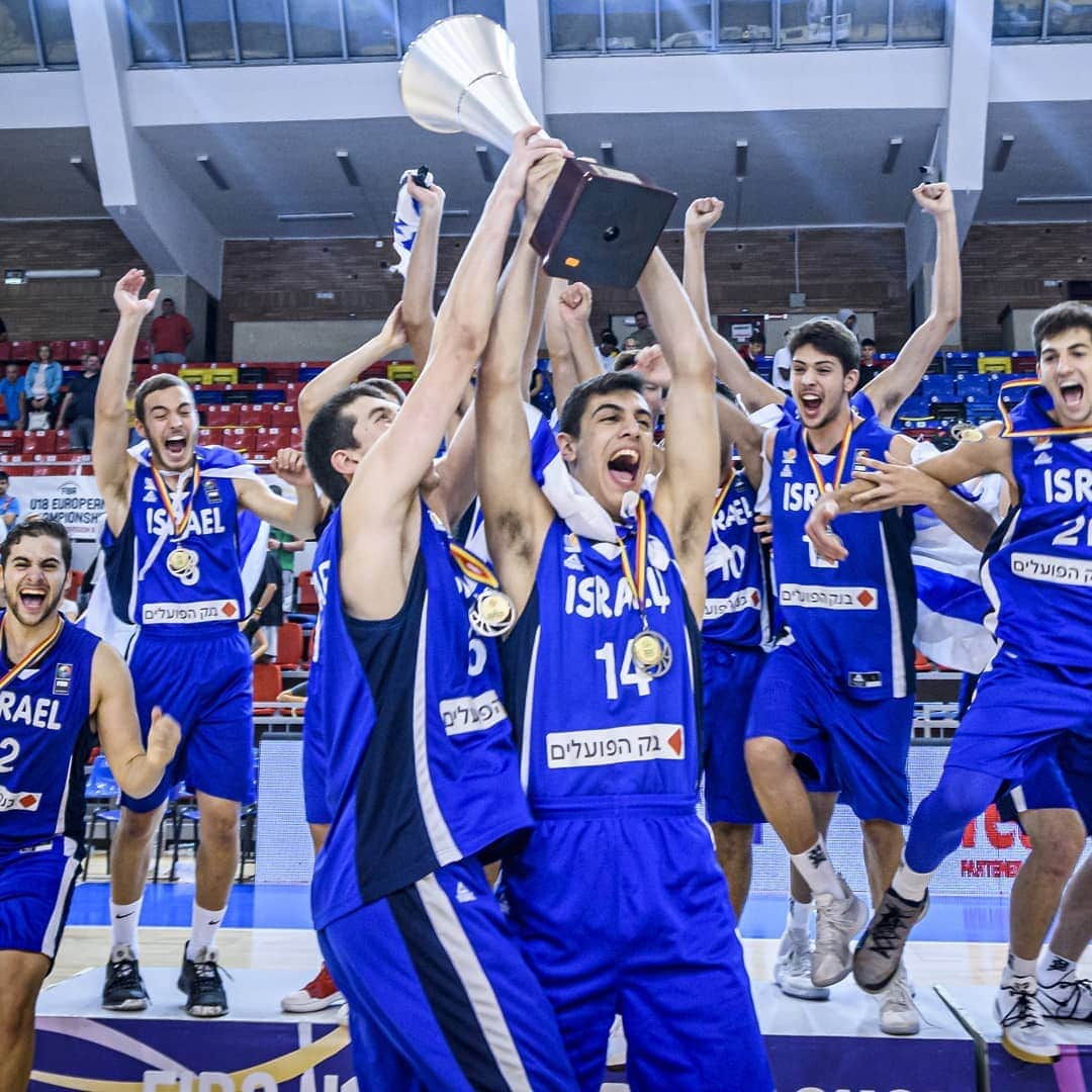 FIBAさんのインスタグラム写真 - (FIBAInstagram)「Congratulations to the 2019 #FIBAU18Europe Div. B Champions - 🇮🇱! 🏆」8月5日 7時43分 - fiba