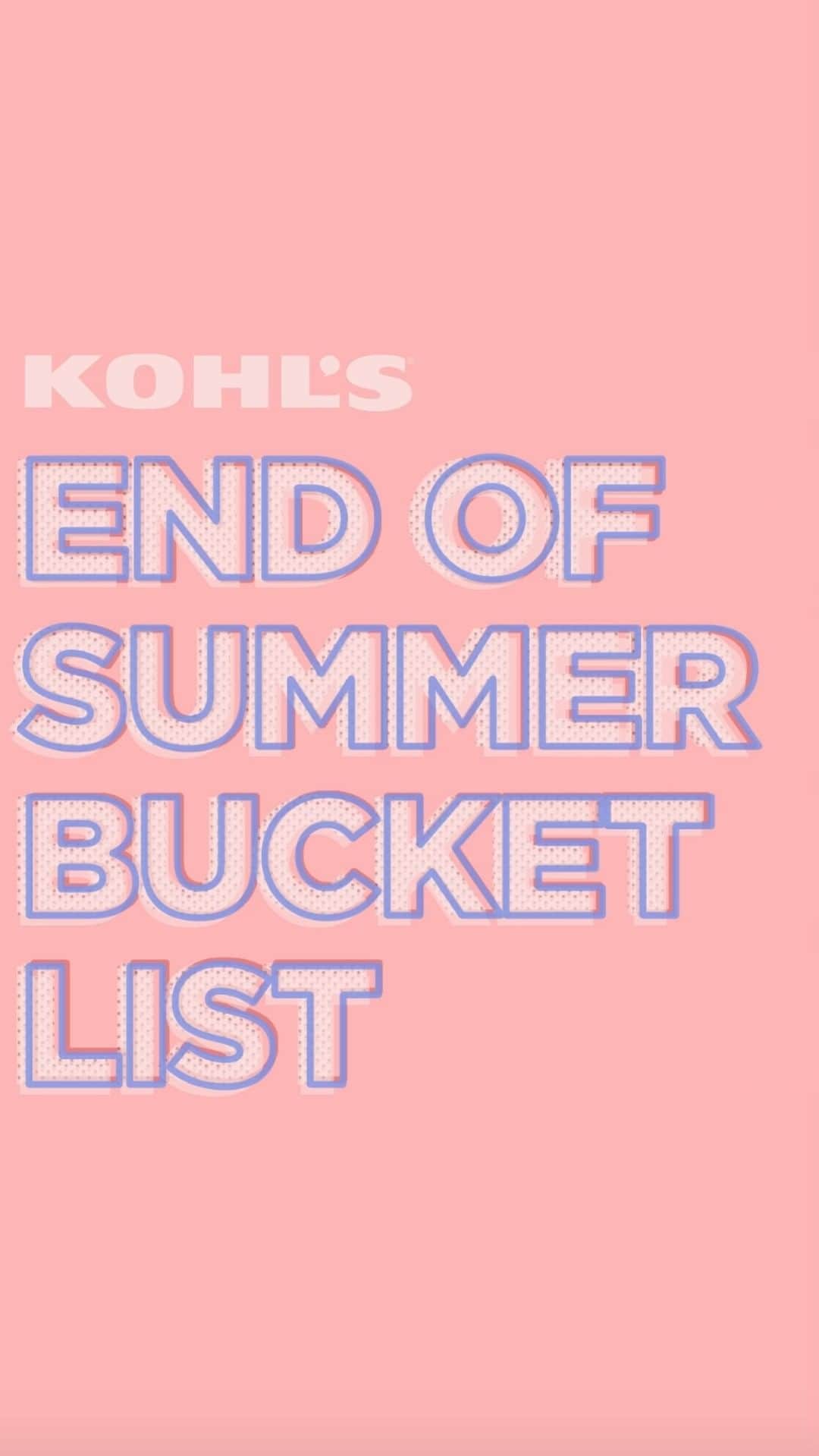 ロック&リパブリックのインスタグラム：「The end is near, but there’s still time for so much fun! From cute sandals and backyard games to party essentials and stylish accessories, you’ll find just what you need to go out with a bang. Shop Kohl’s stores and Kohls.com for summer must-haves now: https://cur.lt/2YzAyaP」