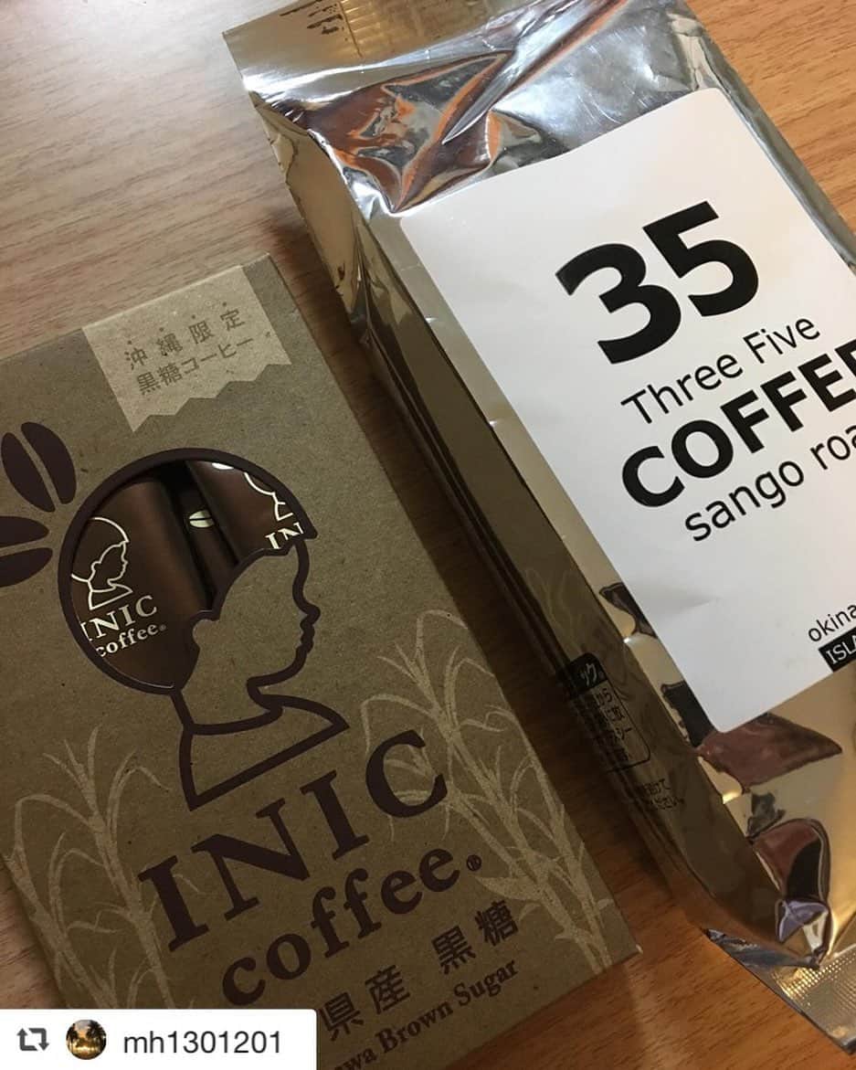 INIC coffeeさんのインスタグラム写真 - (INIC coffeeInstagram)「@mh1301201 @repost #沖縄土産#沖縄限定#35コーヒー #iniccoffee#黒糖コーヒー」8月5日 9時21分 - iniccoffee