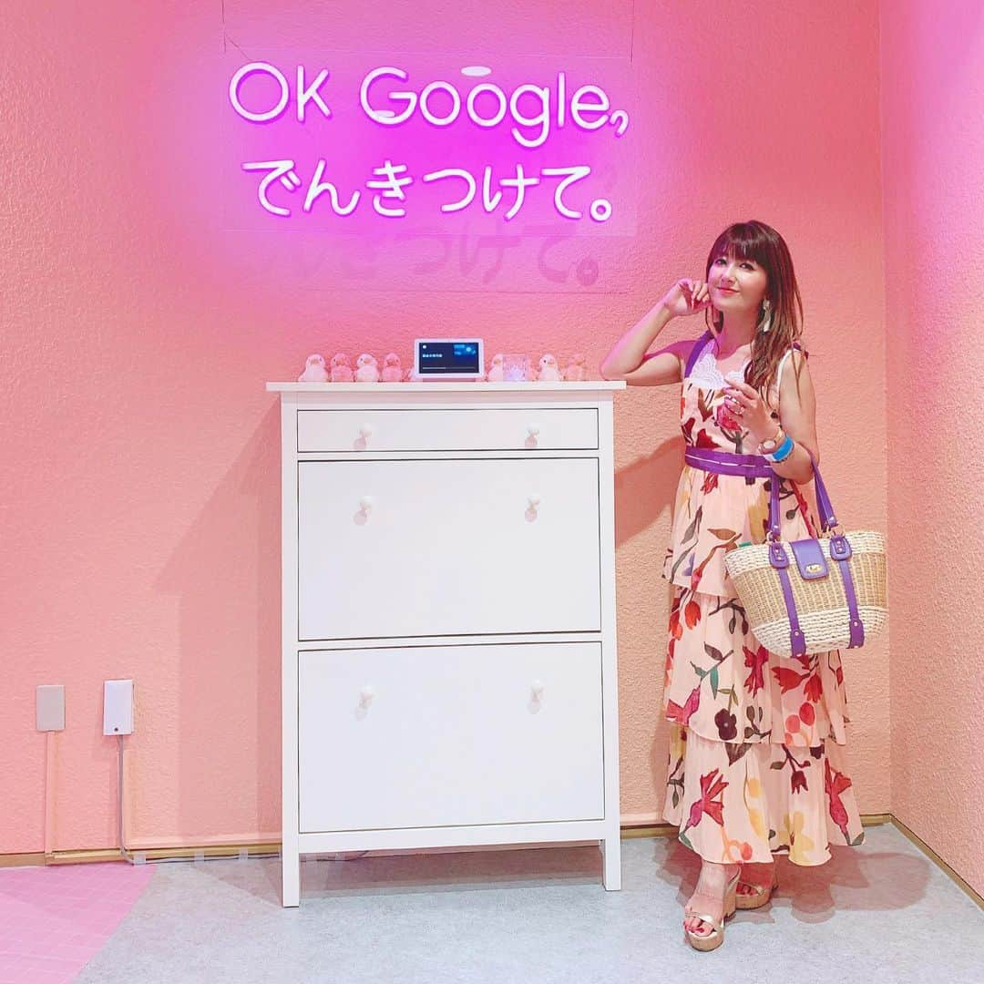 mii_stagramさんのインスタグラム写真 - (mii_stagramInstagram)「🦄💓💟💭🌈💜 ・ OK Google でんきつけて💡💡💡 ・ ・ 『VINYL MUSEUM SHIBUYA109』の レセプションパーティーに 行ってきたよ～🎈👯👯🎈 ・ @vinyl_museum ✔ @shibuya109official ✔ SHIBUYA109の3～６階 各フロアー特設会場で 9月1日までやってるんだって💕💕 ・ ・ 各フロア毎にテーマがあって 映えするフォトスポットが盛り沢山🙌🏼💕 ・ ・ 酷暑で外遊びがツラいから 皆も#渋谷109 で涼みながら楽しんでね〜🎶🎶 ・ ・ 誘ってくれた りなちゃん❤ @happy__riin  偶然一緒だった まきちゃん❤ @maakkiii1144  まりちゃん❤ @marimari_823  みんなで一緒に👯‍♀️👯‍♀️ ・ ・ お気に入りのワンピースは リゾートにもパーティーにも👗💕 @selectshop.brillant ✔ ・ ・ #vinylmuseum#ビニールミュージアム #渋谷 #SHIBUYA109#SHIBUYA #渋谷109#tokyo#レセプション #Google#ディズニー#ダッフィ #シェリーメイ #フォトジェニック#インスタ映え  #東京ディズニーシー#ディズニーシー  #コーデ#コーディネート#ファッション#ワンピース#ドレス#韓国ファッション#セレクトショップ#リゾートコーデ#夏コーデ#きれいめコーデ#大人カジュアル #大人可愛い#大人女子#インフルエンサー」8月5日 19時37分 - miyuki.0419.karemari