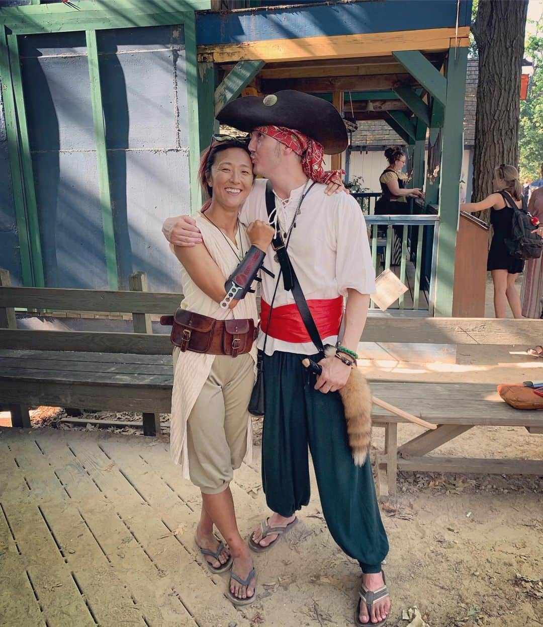 大儀見優季さんのインスタグラム写真 - (大儀見優季Instagram)「. 🌌 Rey × Pirates 🏴‍☠️ . #NerdyDay #renaissancefair」8月5日 12時05分 - yuki_nagasato