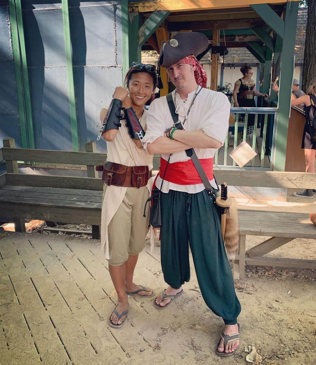 大儀見優季さんのインスタグラム写真 - (大儀見優季Instagram)「. 🌌 Rey × Pirates 🏴‍☠️ . #NerdyDay #renaissancefair」8月5日 12時05分 - yuki_nagasato