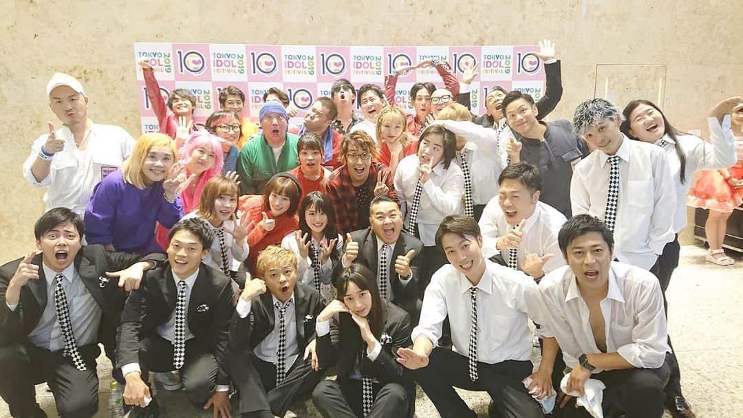 大地洋輔のインスタグラム：「8/4のTIF2019吉本坂46 ありがとうございました！！ お客さんベリーベリー暖かかったです！！ いやー楽し過ぎ😭😭 またよろしくお願いします！！ ・ ・ ・  #吉本坂46 #TIF2019 #吉本坂選抜 #吉本坂RED #吉本坂スイートモンスター」