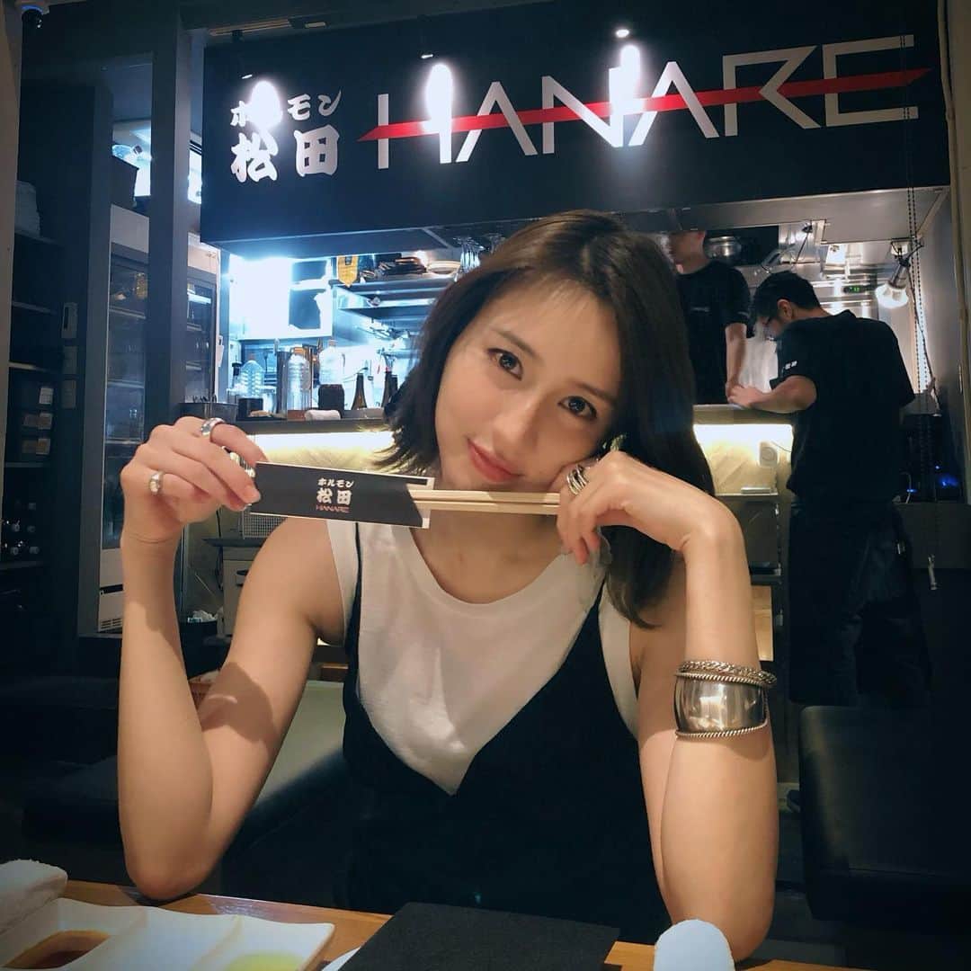 寒川綾奈さんのインスタグラム写真 - (寒川綾奈Instagram)「中目黒にある #ホルモン松田HANARE で焼き肉な夜でした🥓 ハラミとコプチャンがお気に入りでした♡ そしてめっちゃ安い！最高！  #焼肉 #焼肉女子」8月5日 14時06分 - sogawaayana