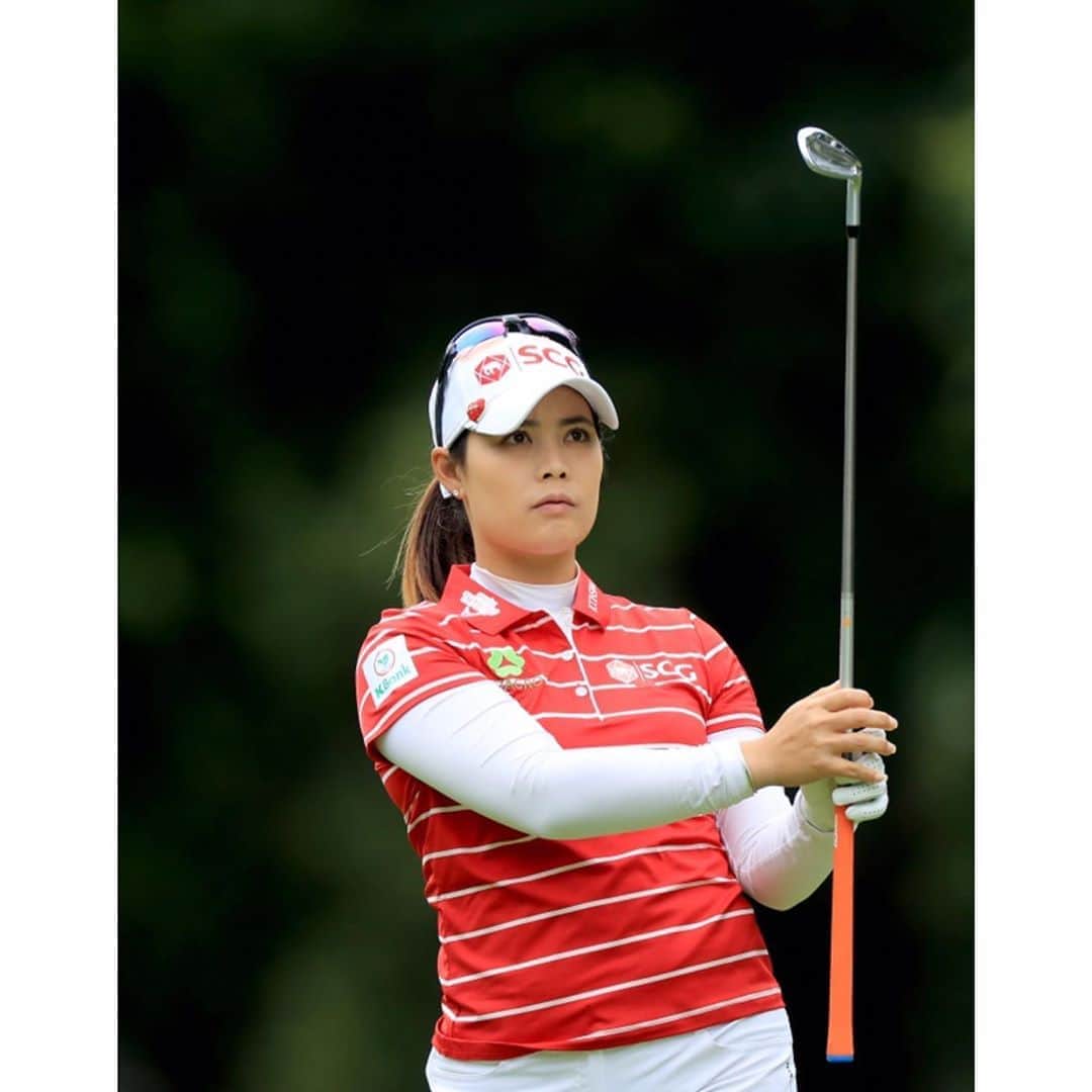モリヤ・ジュタヌガーンのインスタグラム：「🤨🤨#AIGBWO #LPGA #momoriya」