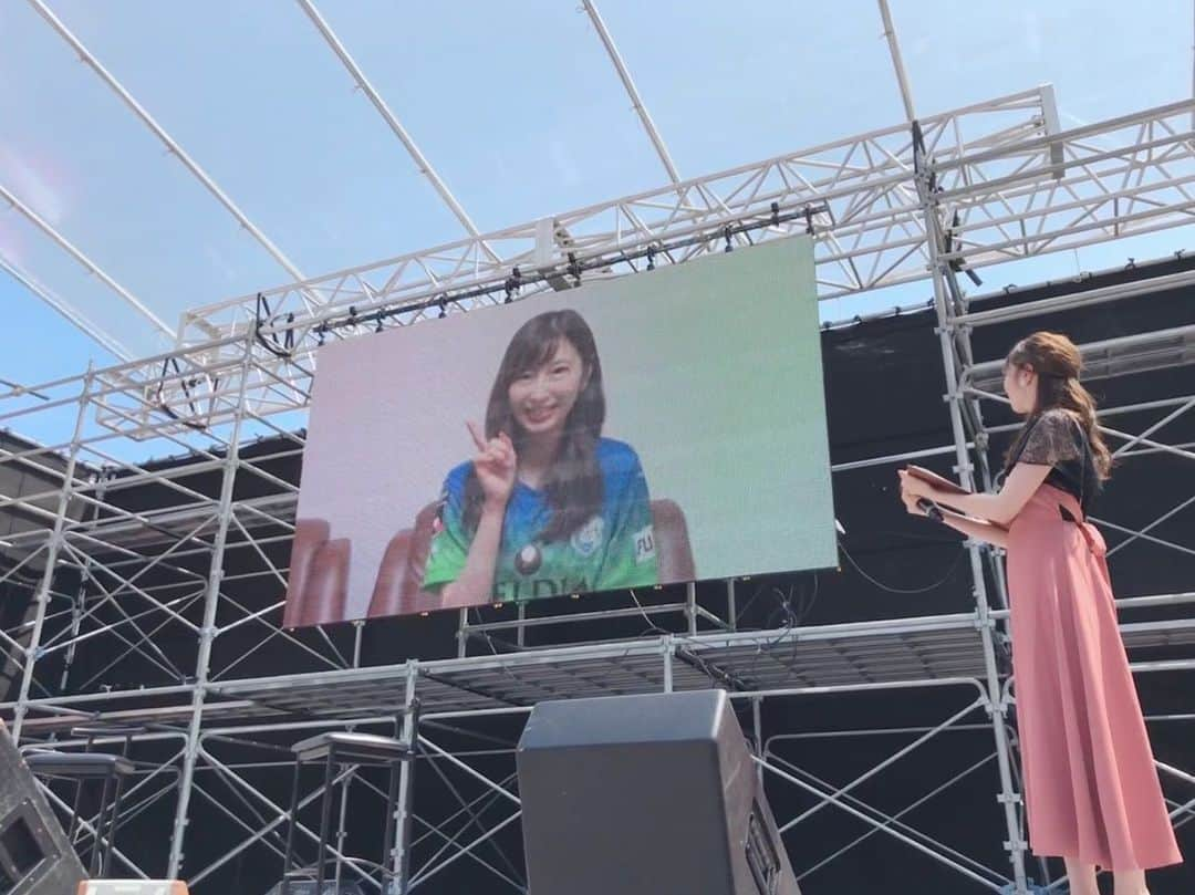 大矢真那さんのインスタグラム写真 - (大矢真那Instagram)「CBCラジオ夏祭り2019、珠理奈と出演させていただきました☺️ 暑い中来てくださった皆様、ありがとうございました！ 衣装で着させていただいたピンクのワンピースは @_ruruofficial_  さんのです😊❤️」8月5日 16時54分 - masana_oya