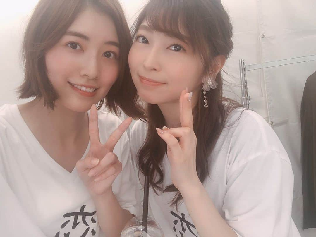 大矢真那さんのインスタグラム写真 - (大矢真那Instagram)「CBCラジオ夏祭り2019、珠理奈と出演させていただきました☺️ 暑い中来てくださった皆様、ありがとうございました！ 衣装で着させていただいたピンクのワンピースは @_ruruofficial_  さんのです😊❤️」8月5日 16時54分 - masana_oya