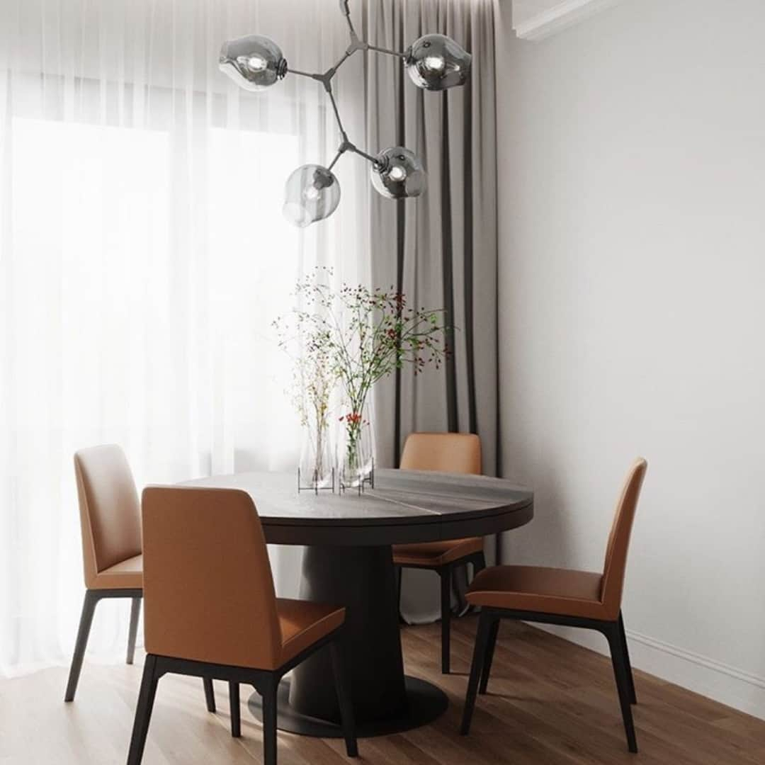 BoConceptさんのインスタグラム写真 - (BoConceptInstagram)「Refined dining by @___plan___ using our Granada table paired with the Lausanne chairs.  #boconcept #granadatable #lausannechair #dining #interiordesign #diningroom #diningtable #diningchair #softminimalism」8月5日 17時13分 - boconcept_official