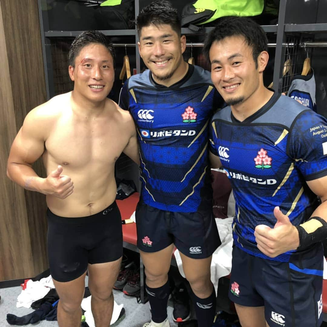 茂野海人さんのインスタグラム写真 - (茂野海人Instagram)「VS TONGA　41-7 win 花園での試合勝利することができて嬉しかったです‼️ 応援ありがとうございました‼ #SH9#BKリザーブ #昭和のラガーマン #初めてのカット #oneteam」8月5日 17時40分 - kaito_1121