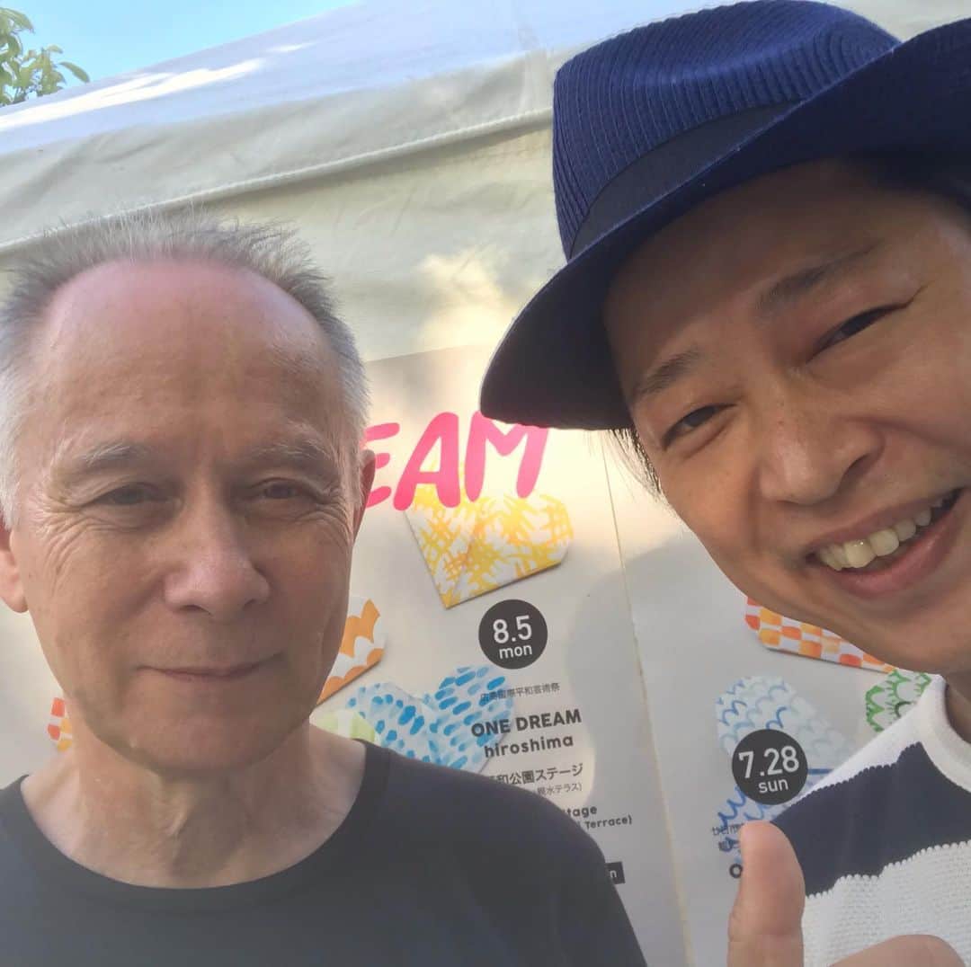 中野耕史のインスタグラム：「嬉しい！！ ピーターバラカンさんと📸 #ラジオDJ #ピーターバラカン #sdgs #出前DJ #onedream」