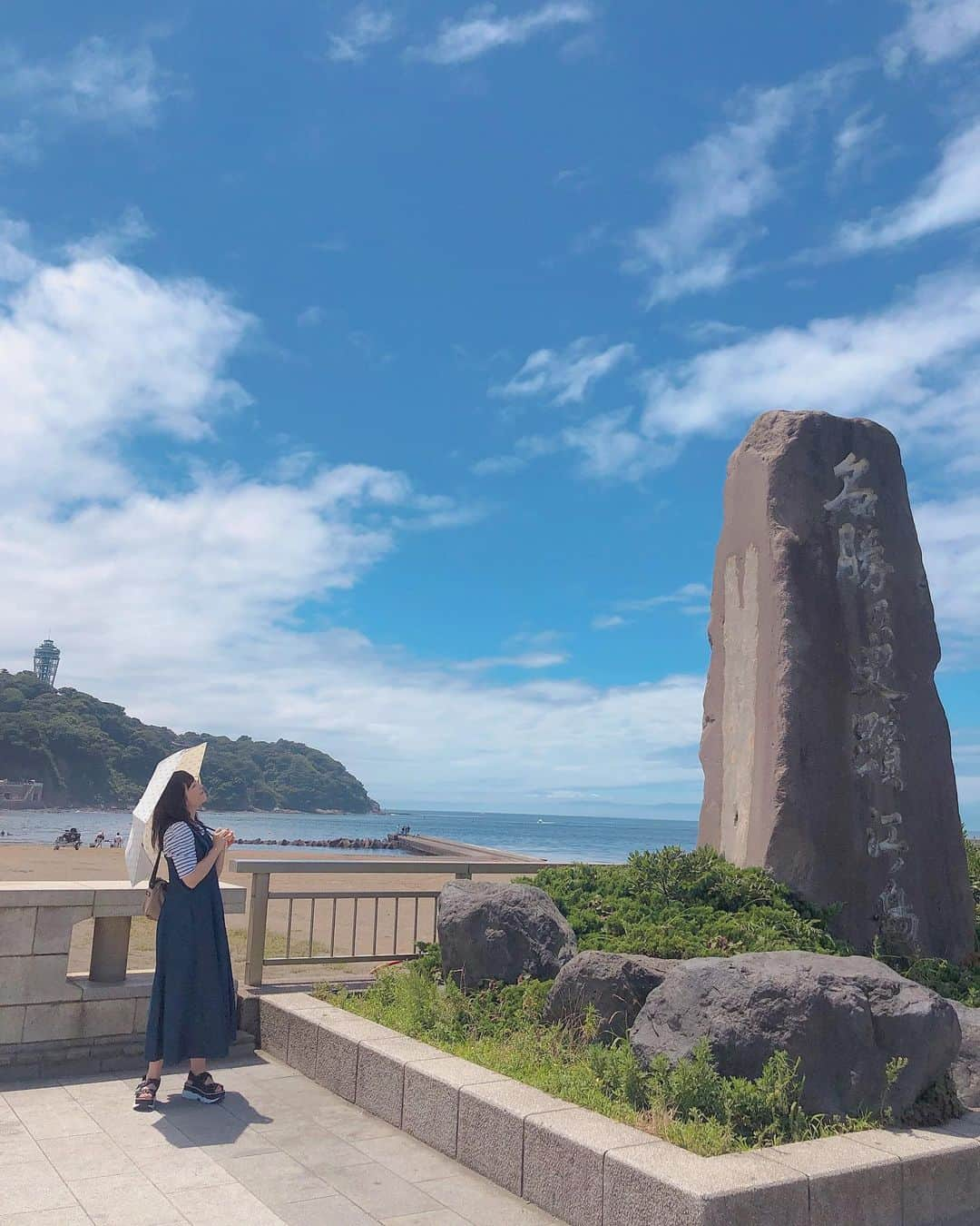 日下部愛菜さんのインスタグラム写真 - (日下部愛菜Instagram)「江ノ島〜〜〜〜！」8月5日 18時41分 - aina_kusakabe