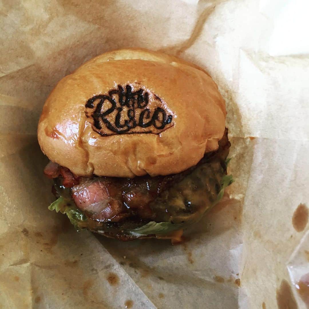 のインスタグラム：「ボリュームあって美味しかった😁🍔」