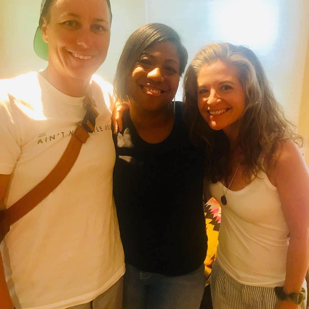 アビー・ワンバックさんのインスタグラム写真 - (アビー・ワンバックInstagram)「Thank you to @omegainstitute, to our incredible guest speakers @austinchanning and @megganwatterson, and to every brilliant, vulnerable, inspiring participant who made this weekend amazing.  @glennondoyle and I left the conference filled up, challenged, and inspired. So grateful to share it with my wife and kids and Sister and @together.rising and all of you!!! Abby  P.S.  For those who were asking about the WOLFPACK gear, the tank is @wearewildfang, and you can get it (along with the rest of the Wolfpack x Wildfang line) here: https://www.wildfang.com/brands/wildfang-x-wolfpack.html?p=2 (link is in my bio too)」8月6日 4時52分 - abbywambach