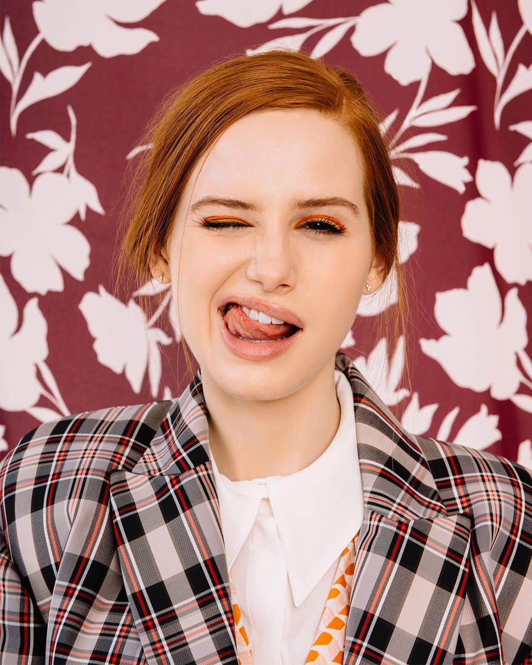 Nylon Magazineさんのインスタグラム写真 - (Nylon MagazineInstagram)「As Cheryl Blossom, Madelaine Petsch is able to become something completely different than her IRL self and that gives her the ability to reach people in a way she never could have. On screen, her character’s on-again, off-again relationship with Toni Topaz has become something of a beacon for viewers searching for answers about their own sexuality. She said to us, “Lots of people tell me they were able to own their sexuality because of my character on a TV show. I'll probably never be able to get over it.” See more at the link in bio 🌸⁠⠀ ///⁠⠀ Editor in Chief: @gabriellekorn⁠⠀ Executive editor/writer: @kmiversen⁠⠀ Photographer: @lindseybyrnes⁠⠀ Fashion + Beauty editor: @jennaroseigneri⁠⠀ Stylist: @danasia_sutton⁠⠀ Hair stylist: @marcmena using @aveda products⁠⠀ Makeup artist: @elienmaalouf⁠⠀ Design assistant: @freestockphotos⁠⠀ ⁠Print design: @her_studio_london, represented by @hello.goldie⁠⠀ Videographer: @charlottecprager⁠⠀ Producer: @luvnidleness⁠⠀」8月6日 5時36分 - nylonmag