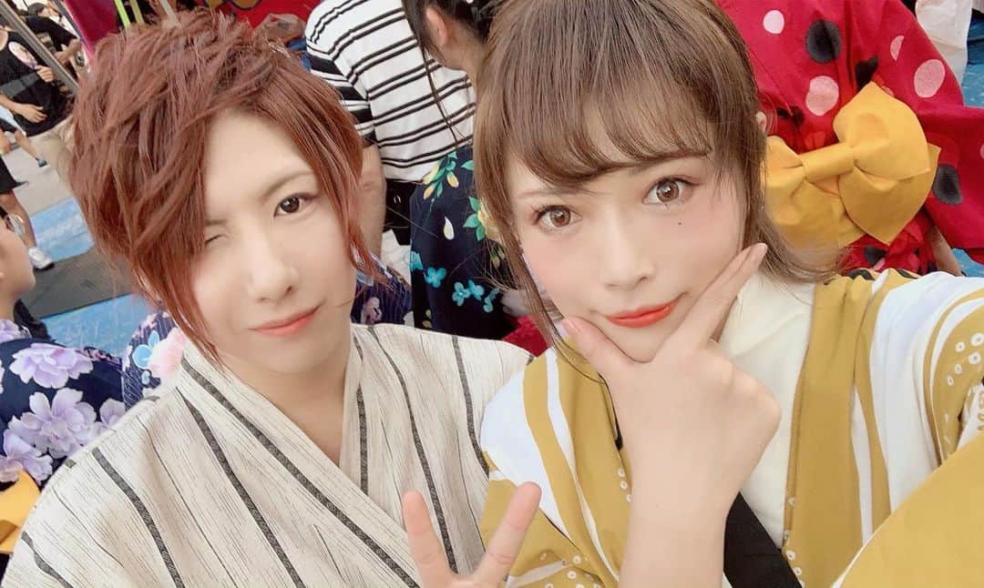 大森砂奈さんのインスタグラム写真 - (大森砂奈Instagram)「今年も宮祭り行きました✨ 今回は仕事の都合もあって 宮祭り2日目の8月4日のみだったけど いっぱい甘党🍟に会えたのー😂🧡 ほんとに嬉しかったよ✨最高！！！ . 今年の浴衣は黄色＆猫🐈の柄にしたよ✨ . んでラストに人生初の衝撃な 出来事がありまして〜⚠️⚠️⚠️ のあとシナマサも来てくれて〜 甘党🍟にも見守ってもらえて〜 思い返しても、すごくすごく ワイは幸せだなーと実感した😂✨ . 詳細はカピバラさんの動画で👍 . #さなっち#どぅ#宮祭り#宇都宮 #マルチクリエイター #栃木県YouTuber」8月5日 21時01分 - sana00mori