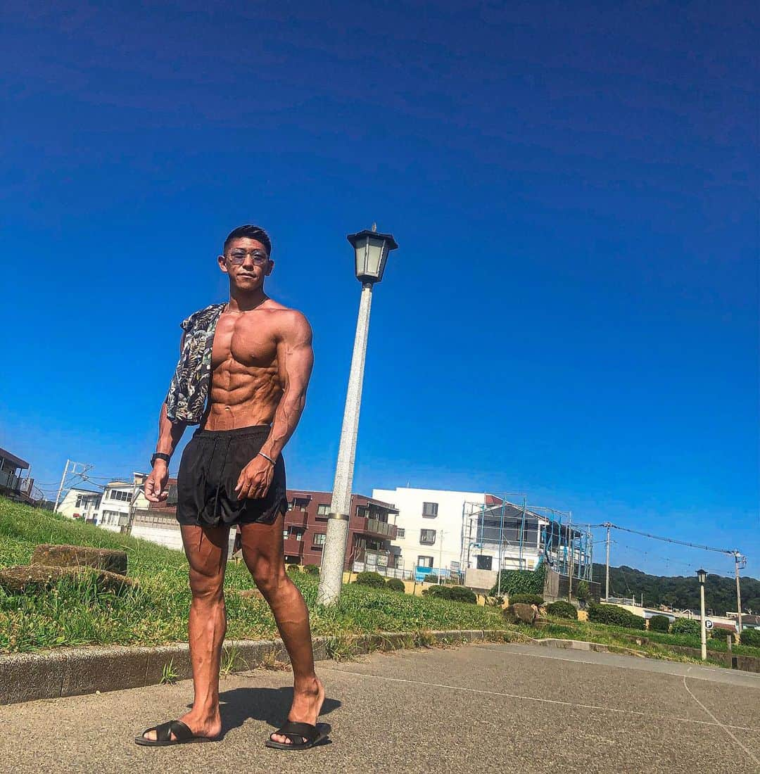 寺島遼さんのインスタグラム写真 - (寺島遼Instagram)「🌊⛱🏝🌺🌊 ． #ちびっこ代表 #JBBF #bestbodyjapan #physique #bodymake #workout #training #gymlife #fashion #fitness #adidas #nike #gym #パーソナルトレーニング ．」8月5日 21時02分 - ryo_fitness_jp