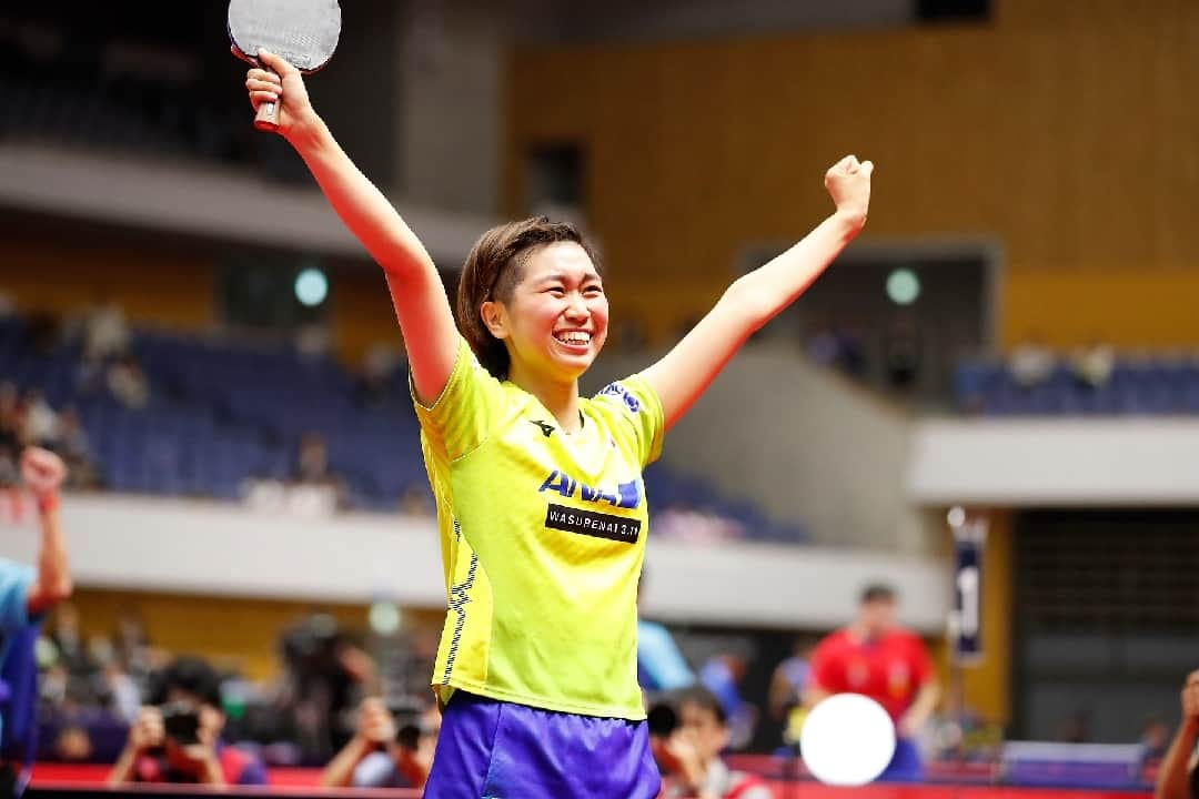 ITTF Worldさんのインスタグラム写真 - (ITTF WorldInstagram)「That winning feeling! 😍💪🏻⠀ ⠀ When Hitomi Sato defeated "Queen of Hearts" 👏🏻 ⠀ 📸 #PhotoOfTheDay #ITTFWorldTour Rewind ⏮ #2019JapanOpen 🇯🇵」8月5日 21時30分 - wtt