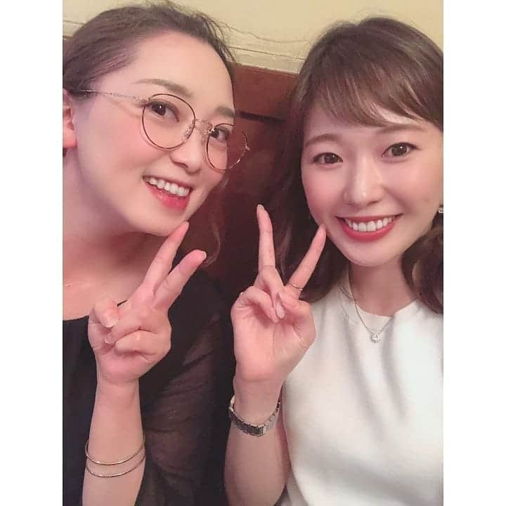 花陽みらさんのインスタグラム写真 - (花陽みらInstagram)「ありさ( #瀬音リサ )とディナー🌃🍴﻿ 久しぶりのありさは、はやりパワフル❤️元気もらいました～﻿ 笑って、笑って笑ってました(笑)」8月5日 21時42分 - miku_hanahi