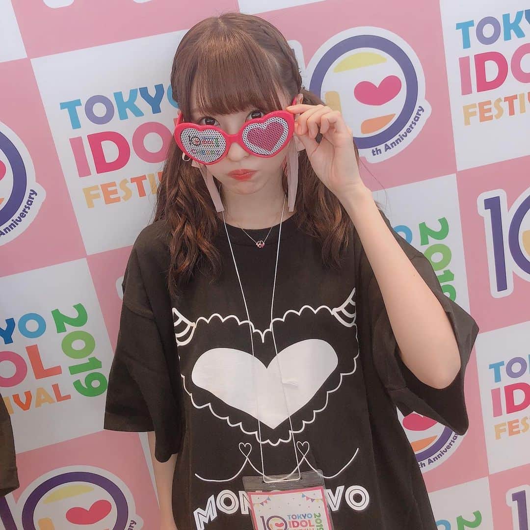 小桃音まいのインスタグラム：「TIF2019ありがとうございました❤︎. . #TIF #tif2019 #tokyoidolfestival #桃色革命 #小桃音まい #idol #アイドル #夏フェス #夏 #フェス #fes #summer #サングラス女子 #live #お台場 #odaiba #ツインテール」