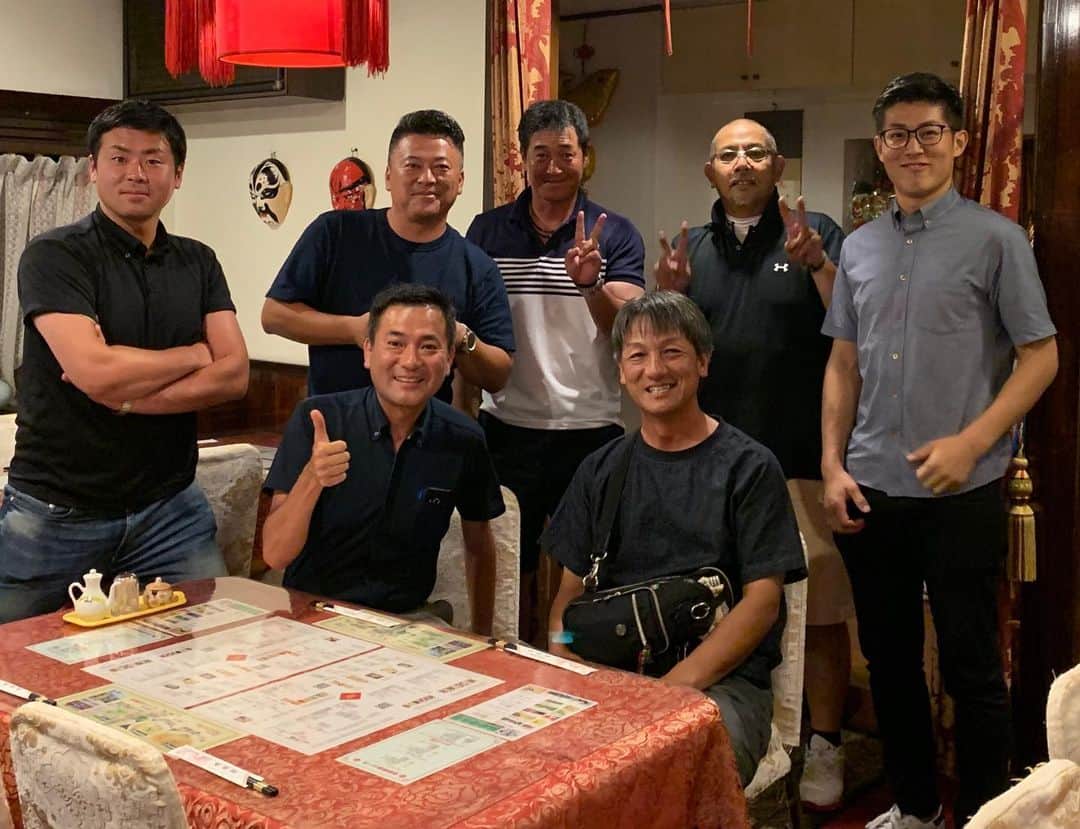 片山真人のインスタグラム：「静岡の高校野球界を盛り上げてくださっている指導者の皆様と。 #静岡市立 #駿河総合 #島田商 #常葉大菊川 #高校野球 #静岡市 #紫禁城」