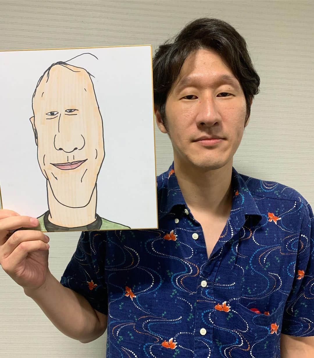 kento fukayaさんのインスタグラム写真 - (kento fukayaInstagram)「【さえない似顔絵20】 シカゴ実業 中川さん  #さえない似顔絵 #似顔絵 #イラスト #コピック #お笑い #芸人 #よしもと漫才劇場 #シカゴ実業 #中川ひちゃゆきさん #ワードセンス強い #ネタの設定も強い #ただ顔が鬼強過ぎて #顔の人になっている #kentofukaya」8月5日 23時00分 - kento1989