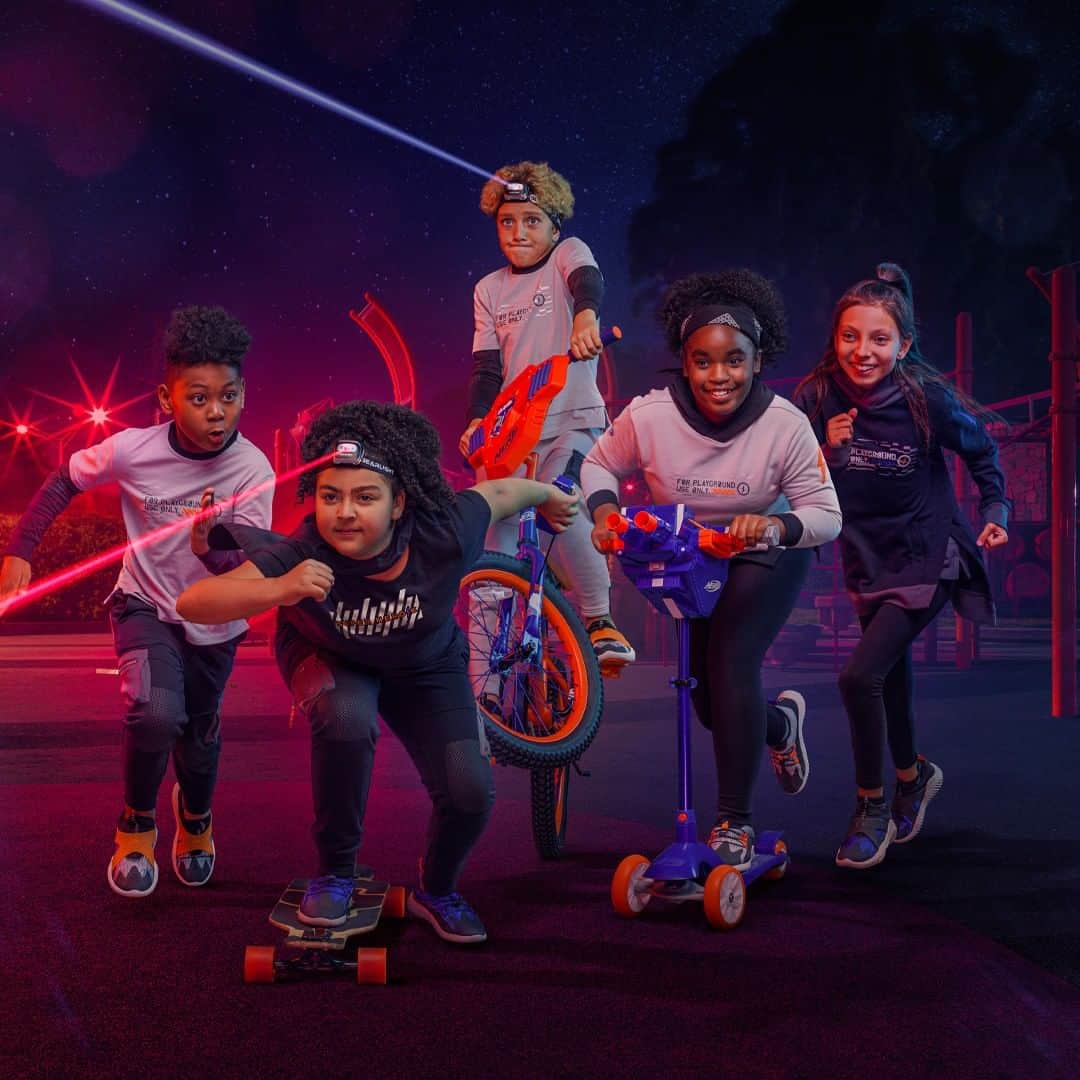 のインスタグラム：「🏈 🚀 INTRODUCING: @superheroic x @NERF collection ⚡️⚡️⚡️ Take PLAY to the next level! 👟 Coming to Foot Locker soon!」