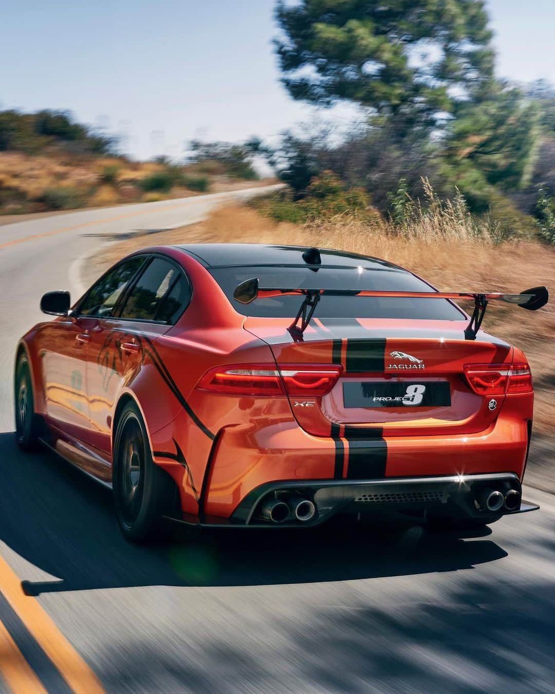 Jaguarさんのインスタグラム写真 - (JaguarInstagram)「Engineered to be the world's most exhilarating sports saloon.  #Jaguar #XE #SV #Project8 #SVO #SpecialVehicleOperations #SuperCar #SportsCar #HypeCar #CarsofInstagram」8月5日 23時03分 - jaguar