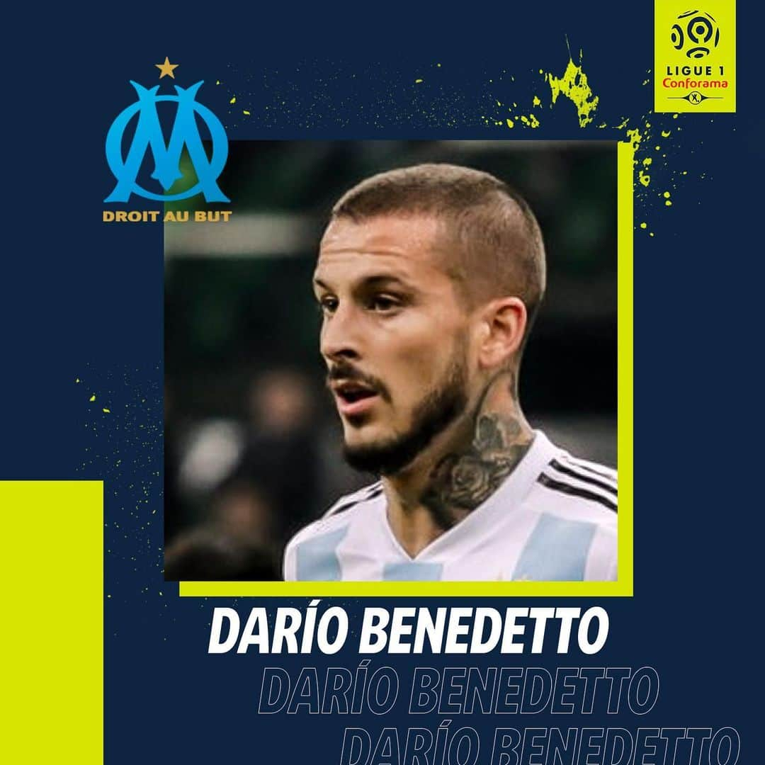 リーグ・アンさんのインスタグラム写真 - (リーグ・アンInstagram)「L’@olympiquedemarseille tient son nouvel avant-centre : @pipabenedetto 🇦🇷🔥 Combien de buts marquera l’international argentin pour sa première saison en @ligue1conforama ? ▫️ ▫️ #mercato #ligue1conforama #OM #marseille #benedetto #argentina」8月5日 23時18分 - ligue1ubereats