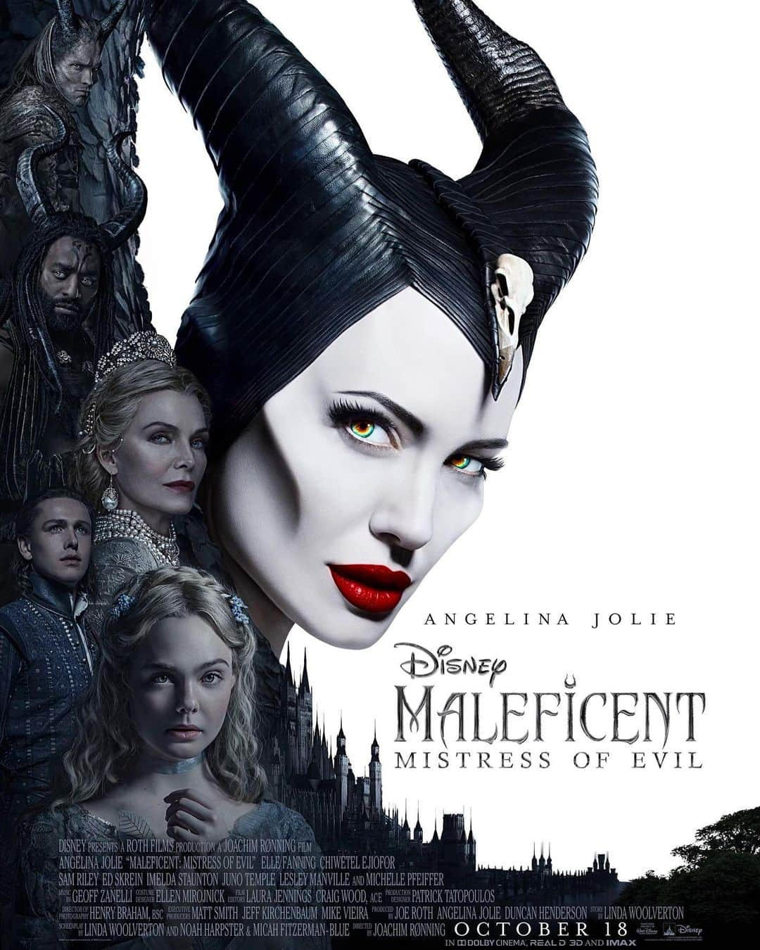 ヨアヒム・ローニングのインスタグラム：「New poster for Maleficent: Mistress Of Evil 🖤 Opens October 18 @disneymaleficent #maleficent」