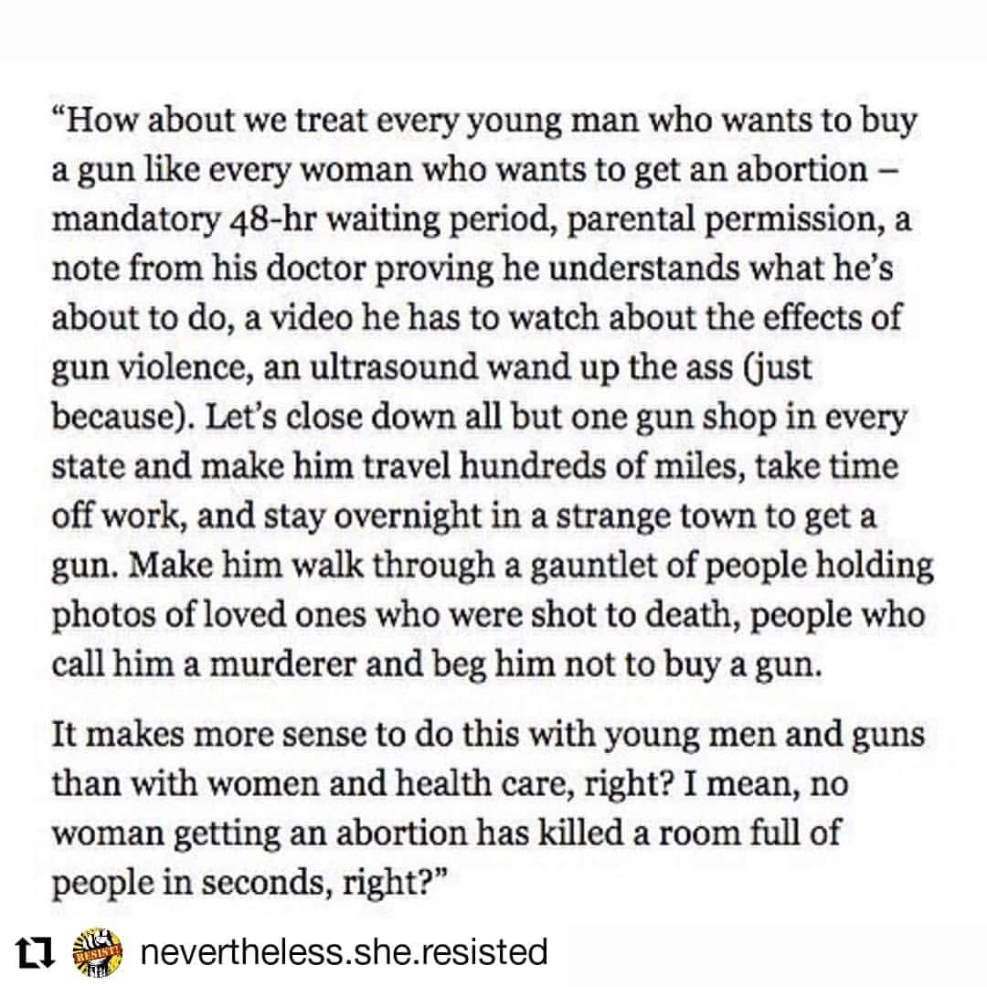 ガソリングラマーさんのインスタグラム写真 - (ガソリングラマーInstagram)「Fair is fair going to the store movies shopping church restaurant bar should not be a life and death decision @nra @realdonaldtrump  #Repost @nevertheless.she.resisted • • • • • • #resist #commonsensegunreform #guns #violence #ak47 #warfare #banassaultweapons #ohio #texas #california #gilroy #chicago #votehimout #domesticterrorism #whitenationalist are the real terrorists. #whiteliesmatter #whitemales are the most fragile.」8月6日 1時57分 - gasolineglamour