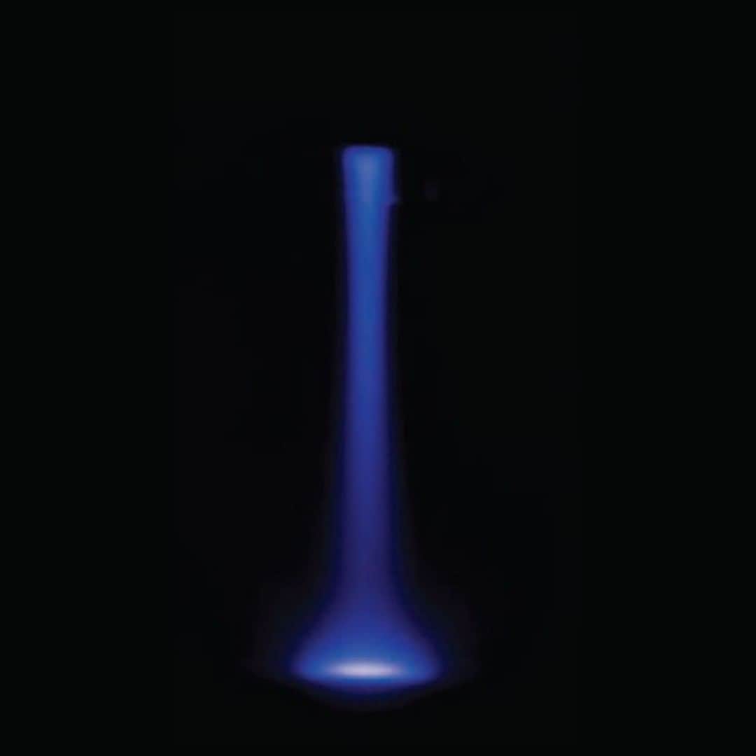 NASAさんのインスタグラム写真 - (NASAInstagram)「Looks like a funky blue lava lamp, but it’s actually a stream of particles moving near the speed of light. These high-energy particles are powerful cleansers — they’re moving so fast that when they collide with a surface, they can remove tiny imperfections. .  This cobalt-colored “particle beam” is polishing the surface of a new X-ray optic made of silicon. Goddard scientist Will Zhang is experimenting with these silicon X-ray mirrors. His goal is to create reproducible, lightweight and super-thin mirrors. That would allow future observatories to carry more mirrors, which means those observatories have a better chance of collecting X-rays coming from high-energy phenomena across the universe. .  Credit: Chris Gunn/NASA」8月6日 3時00分 - nasagoddard