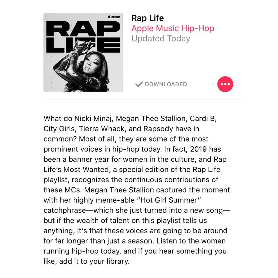 エブロ・ダーデンさんのインスタグラム写真 - (エブロ・ダーデンInstagram)「Rap Life’s Most Wanted ... 2019 the #MostWanted Rappers are definitely the ladies!! Ask @theestallion ... and add #RapLife on @applemusic」8月6日 3時07分 - oldmanebro