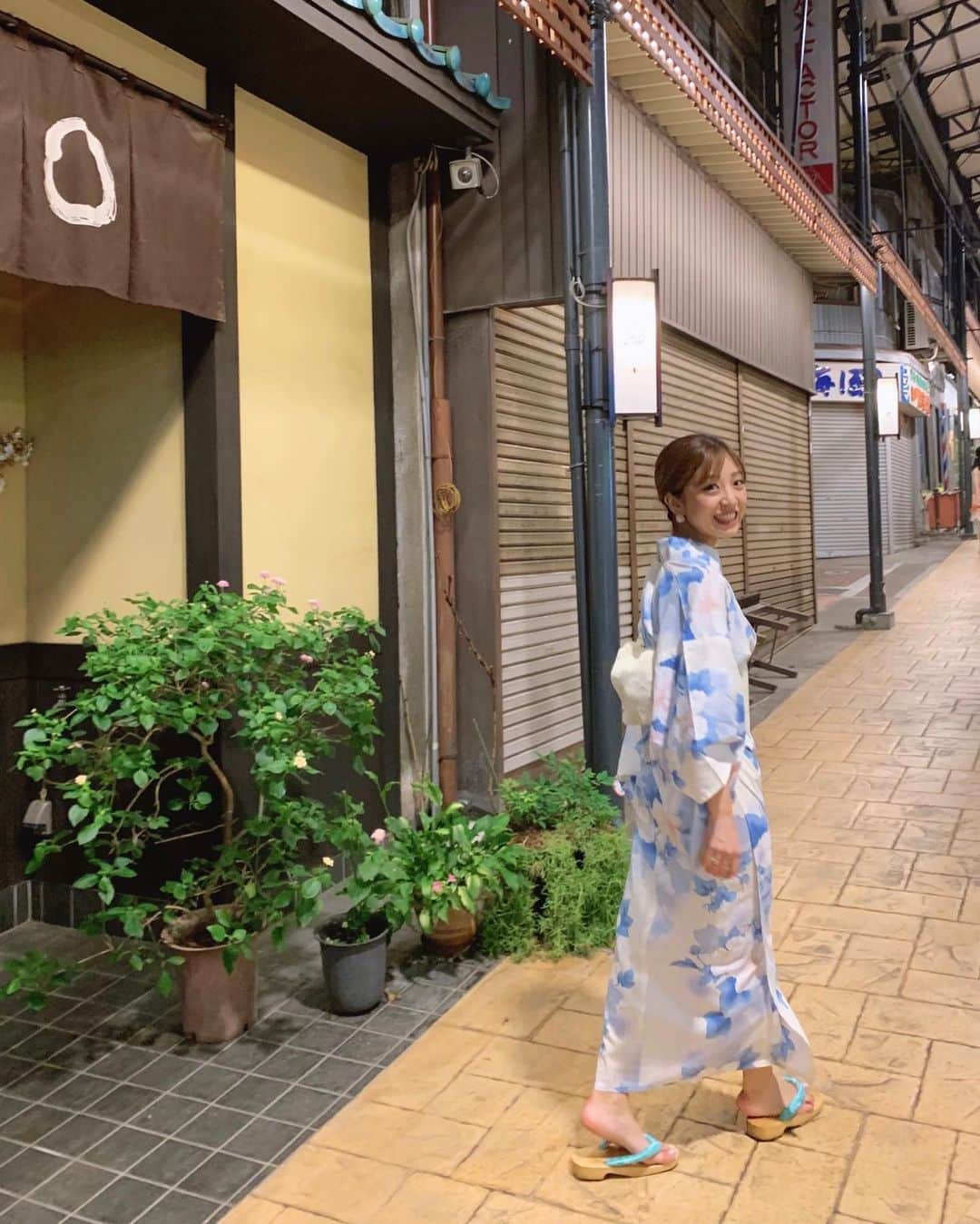 本橋優華のインスタグラム：「夏 の 思 い 出 🐻 #summer#hanabi#wafuku#yukata#trip#shizuoka#atami#fireworks#happy#fun#goodtime#holiday#2019#夏#熱海#花火大会#浴衣#夏休み」