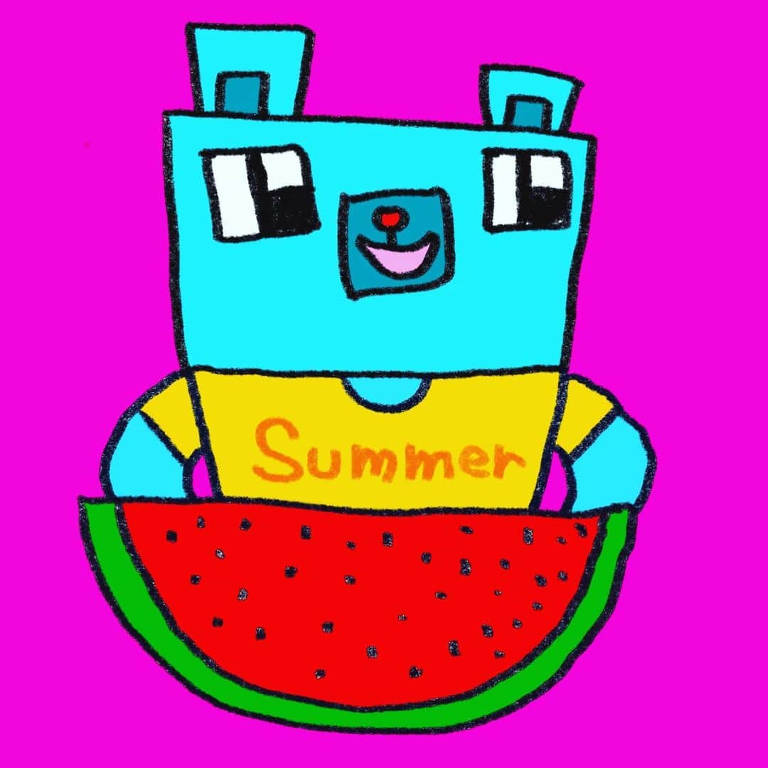 善し のインスタグラム：「夏だね。  #summer #アート」