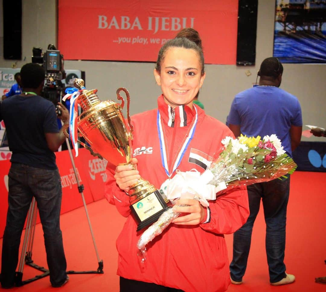 ITTF Worldさんのインスタグラム写真 - (ITTF WorldInstagram)「W̶a̶l̶k̶ Win like an Egyptian! 🇪🇬🇪🇬😃 👏👏 Congratulations to #ITTFAfricaCup champions Omar Assar & Dina Meshref!  They will take part at the 2019 #ITTFWorldCup's!」8月6日 14時33分 - wtt