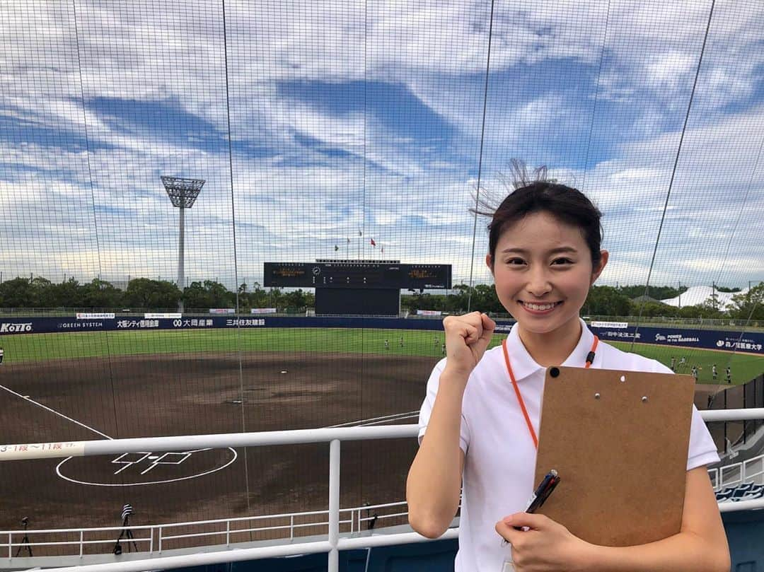 読売テレビアナウンス部さんのインスタグラム写真 - (読売テレビアナウンス部Instagram)「新人の #佐藤佳奈 アナ #ボーイズリーグ 大会小学生の部決勝戦の #応援席 リポートデビューします！  #あすリートチャンネル にて、まもなく9:25頃より生配信です！  見守り部隊の尾山より」8月6日 8時42分 - ytvana_official